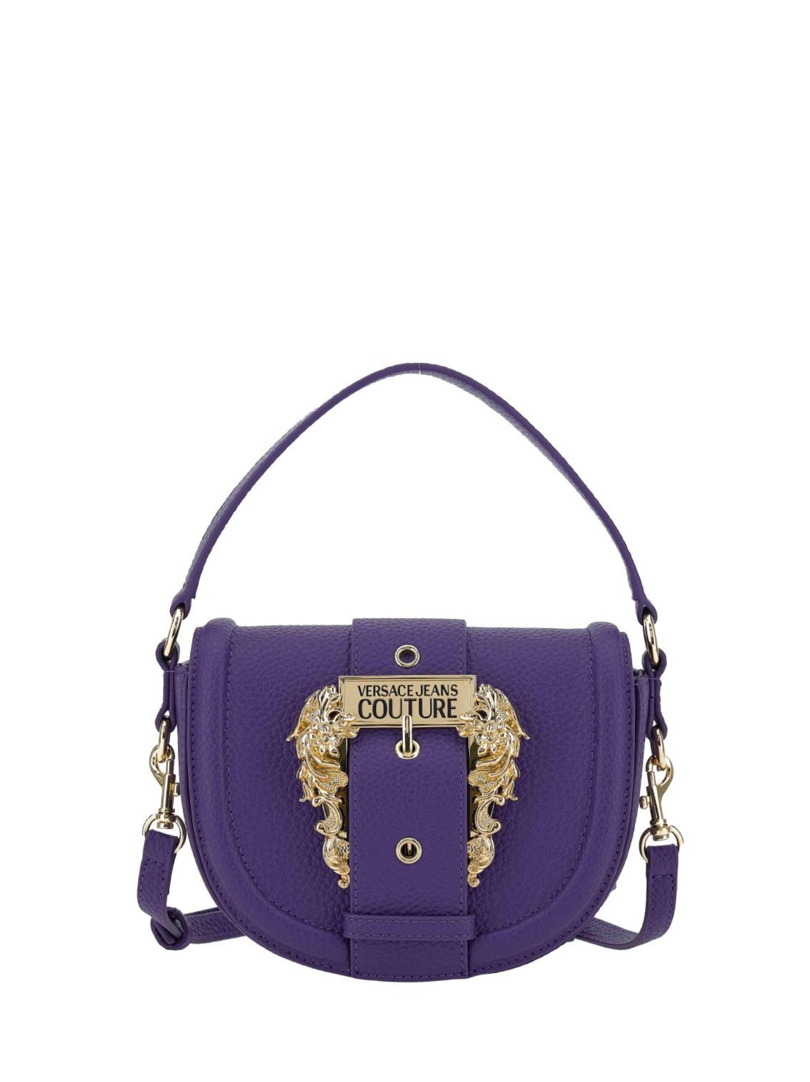 Shop Versace Jeans Couture Bag In Purple