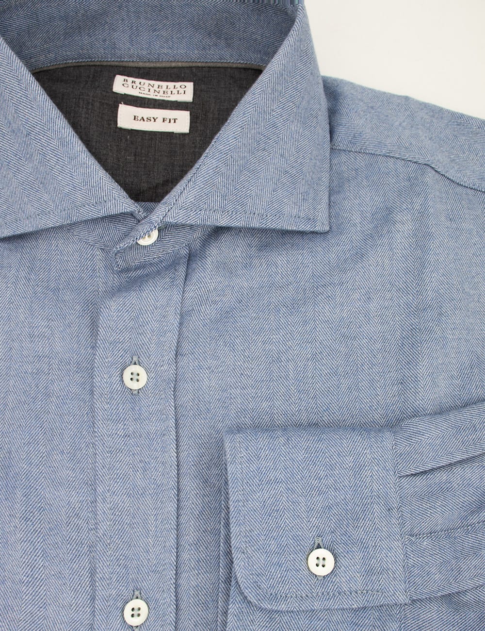 Shop Brunello Cucinelli Shirt In Azzurro