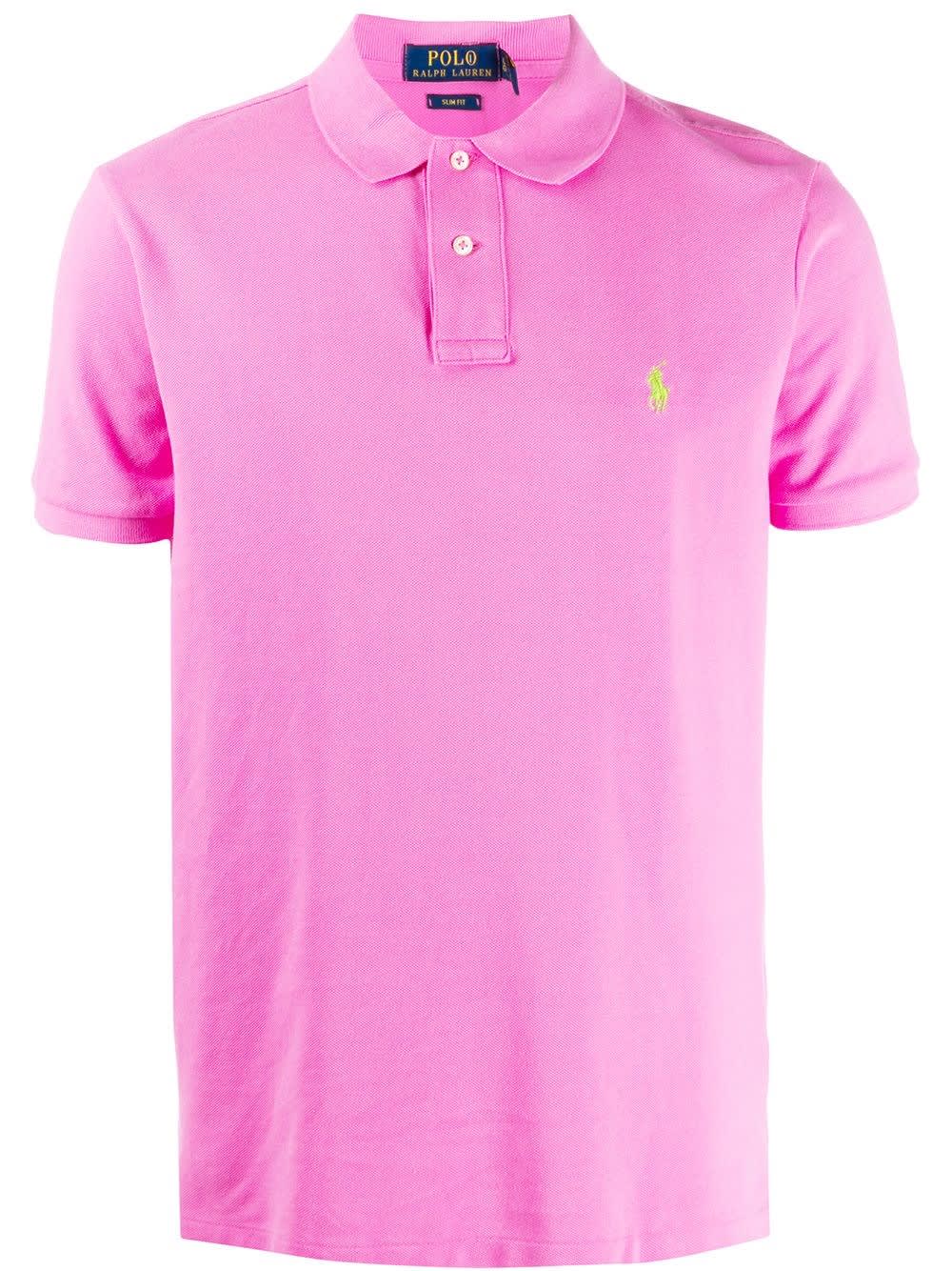 Ralph Lauren Jersey Polo Shirt With Logo