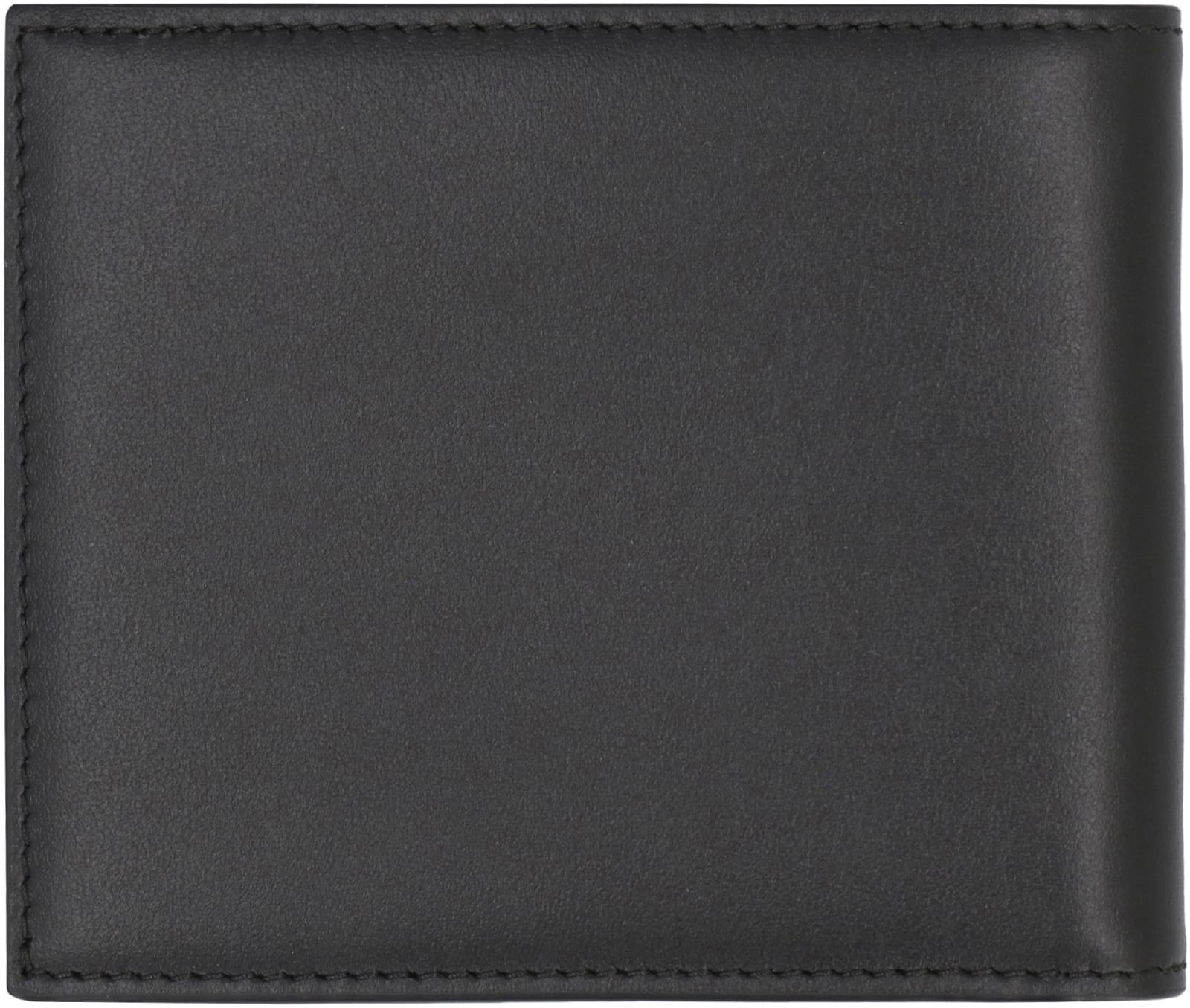 Shop Dolce & Gabbana Calf Leather Wallet In Black