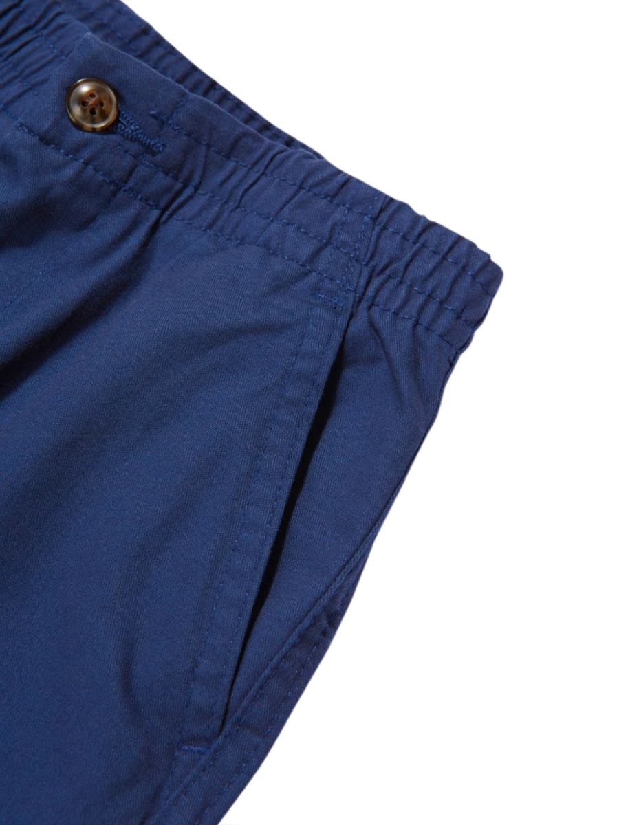 Shop Ralph Lauren Pnt-pants-flatfront In Blue