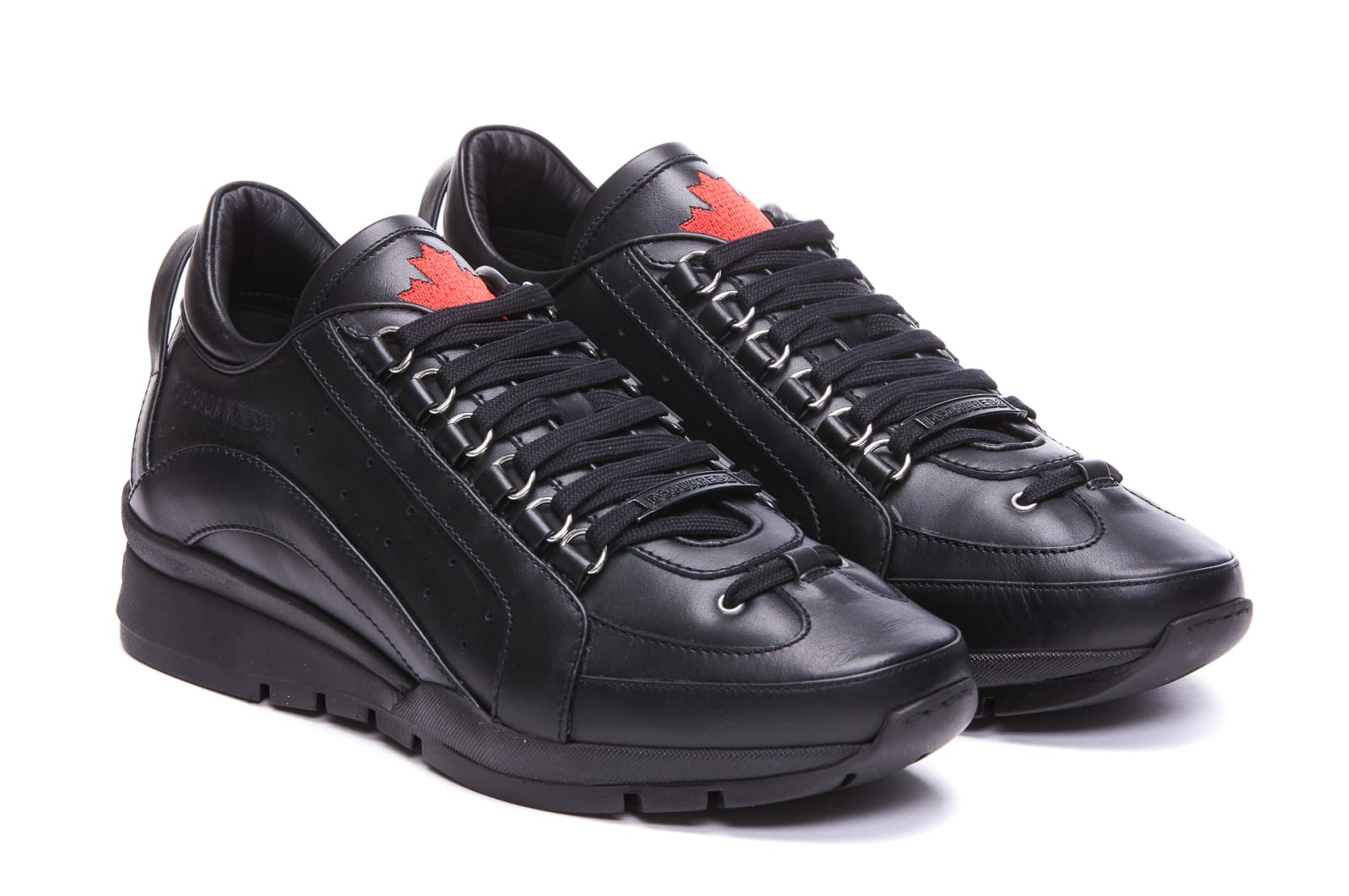 Shop Dsquared2 Legendary Sneakers In Nero