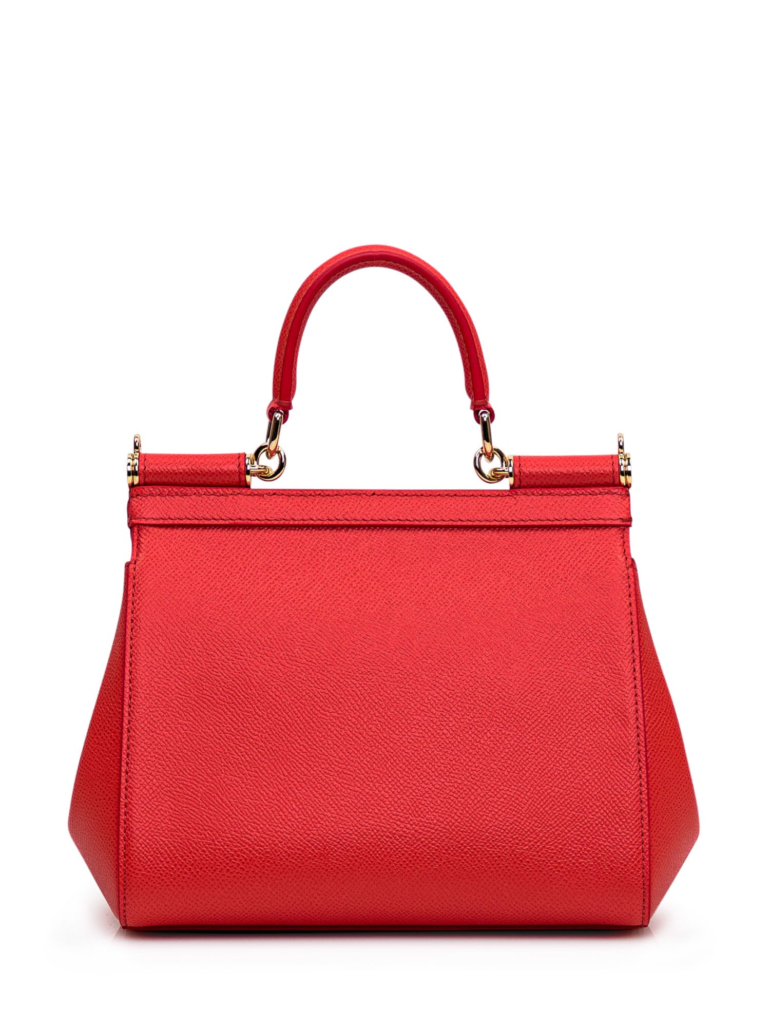 Shop Dolce & Gabbana Small Sicily Bag In Corallo