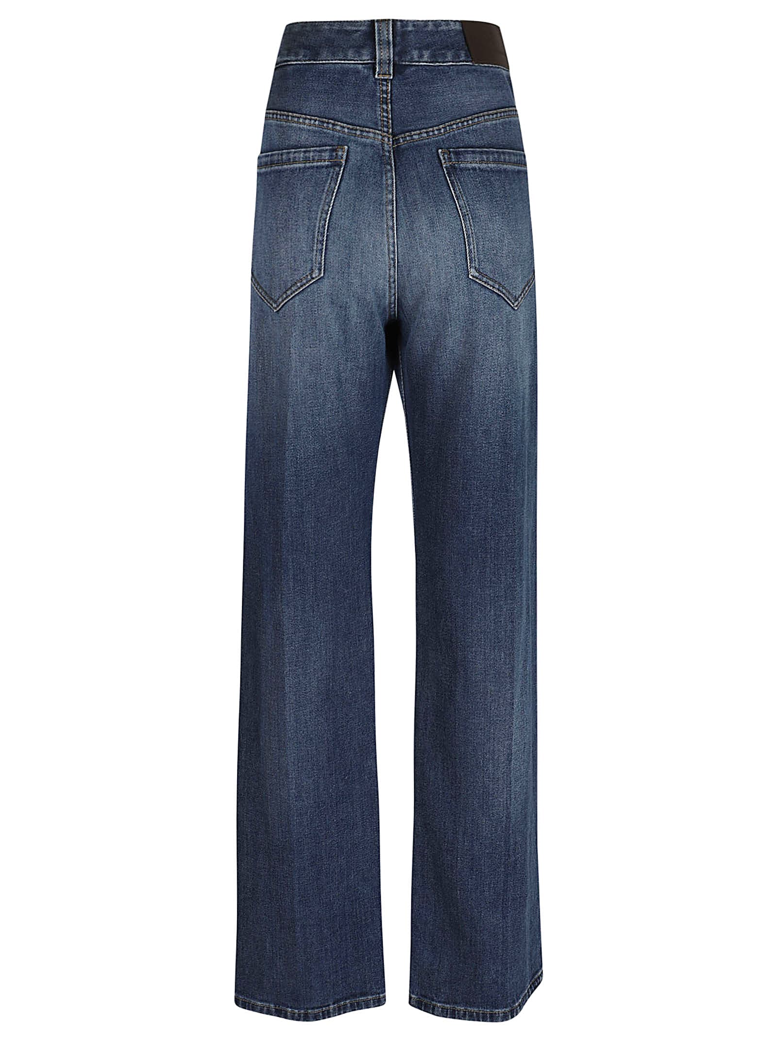 Shop Brunello Cucinelli Pantalone Denim In Essential Dark Blue Denim