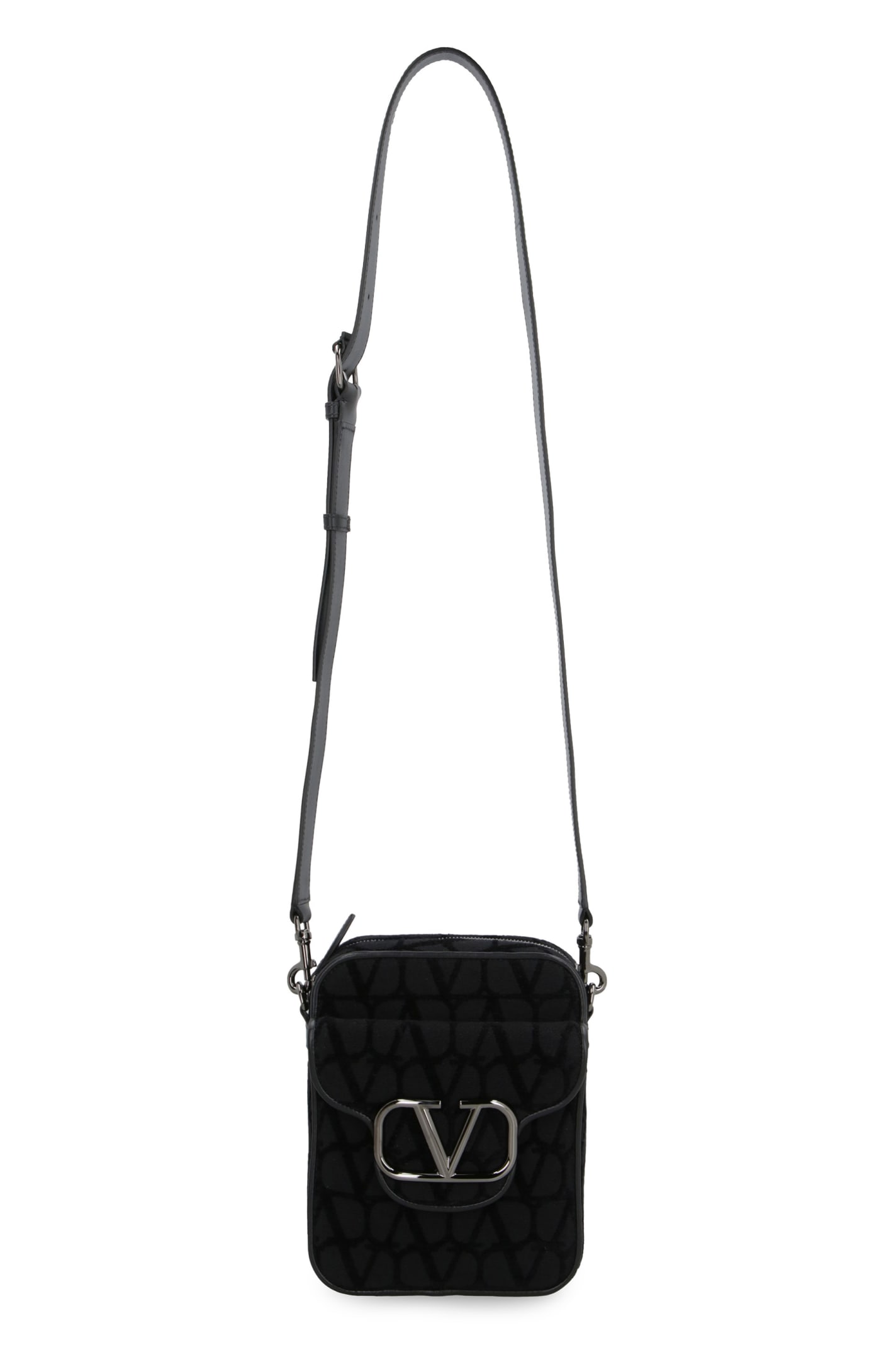 Shop Valentino Garavani - Locò Crossbody Bag In Black