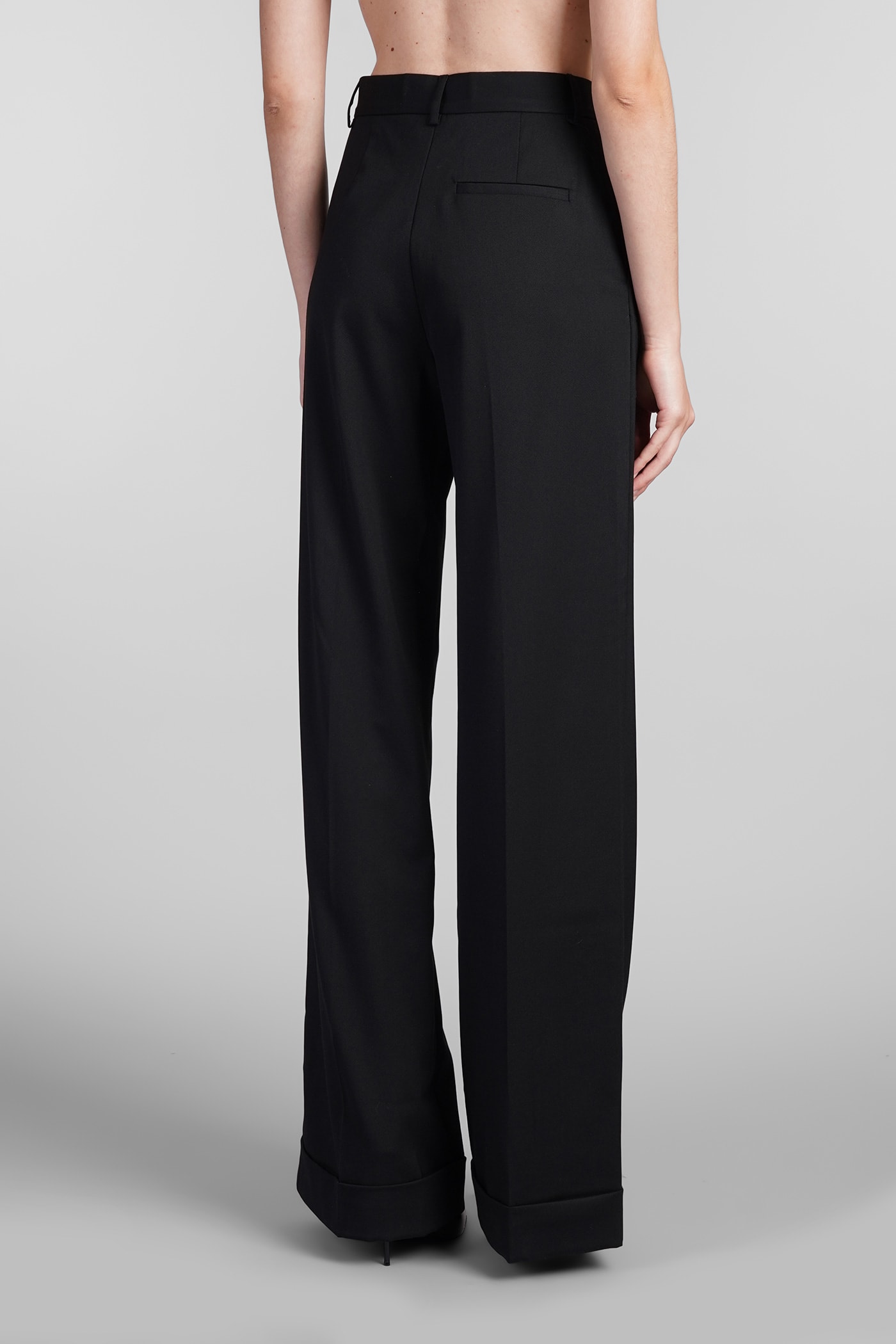 Shop The Andamane Nathalie Pants In Black Polyester