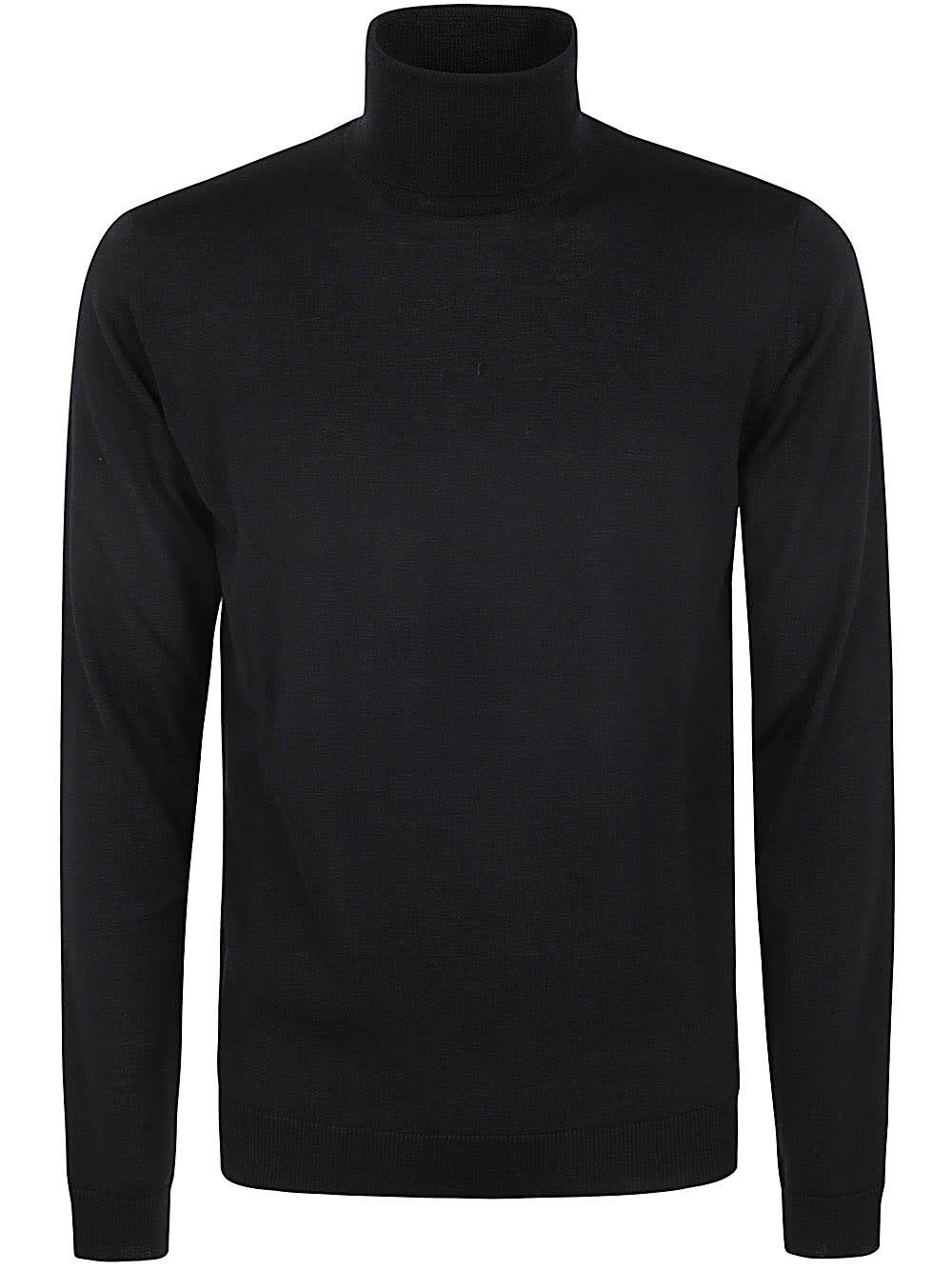 Shop Nuur Turtle Neck Pullover In Black