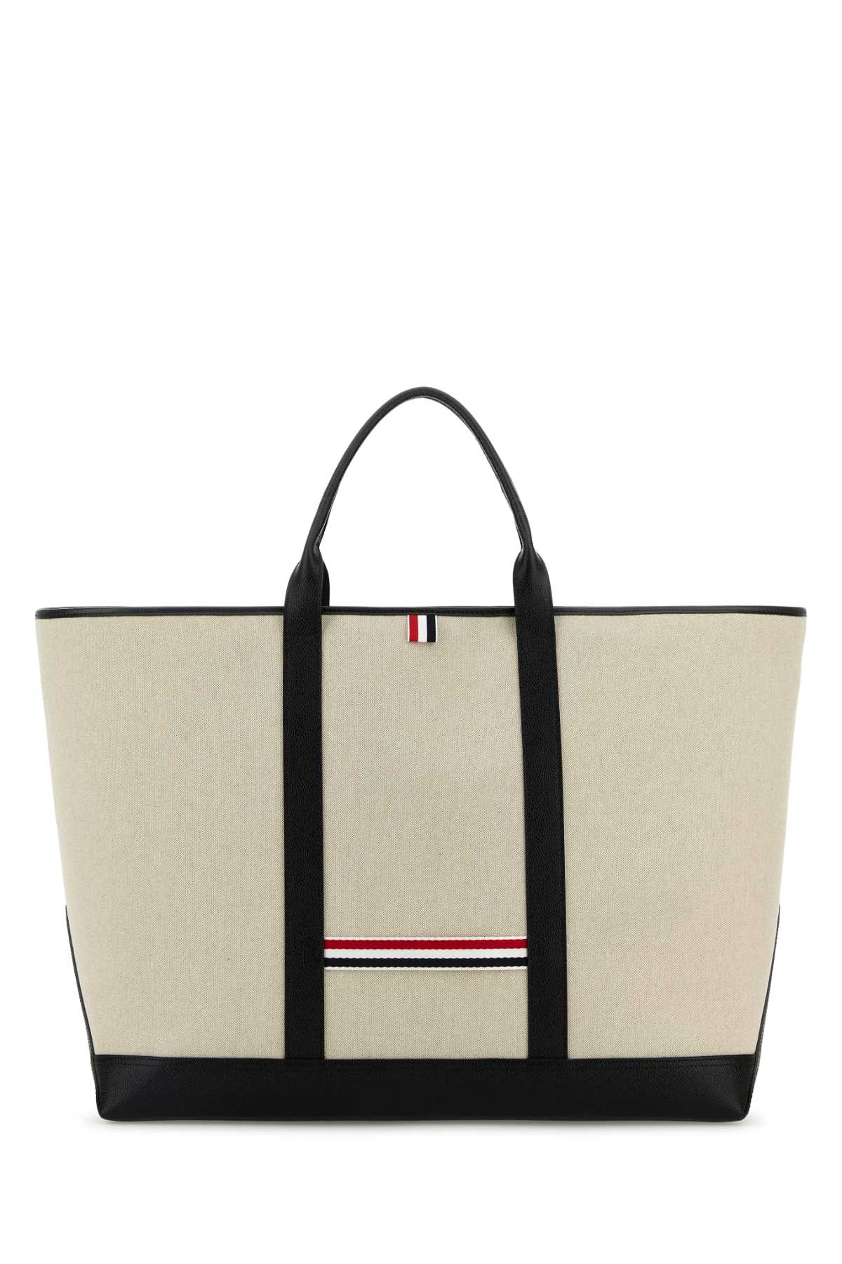 Thom Browne Sand Canvas Travel Bag
