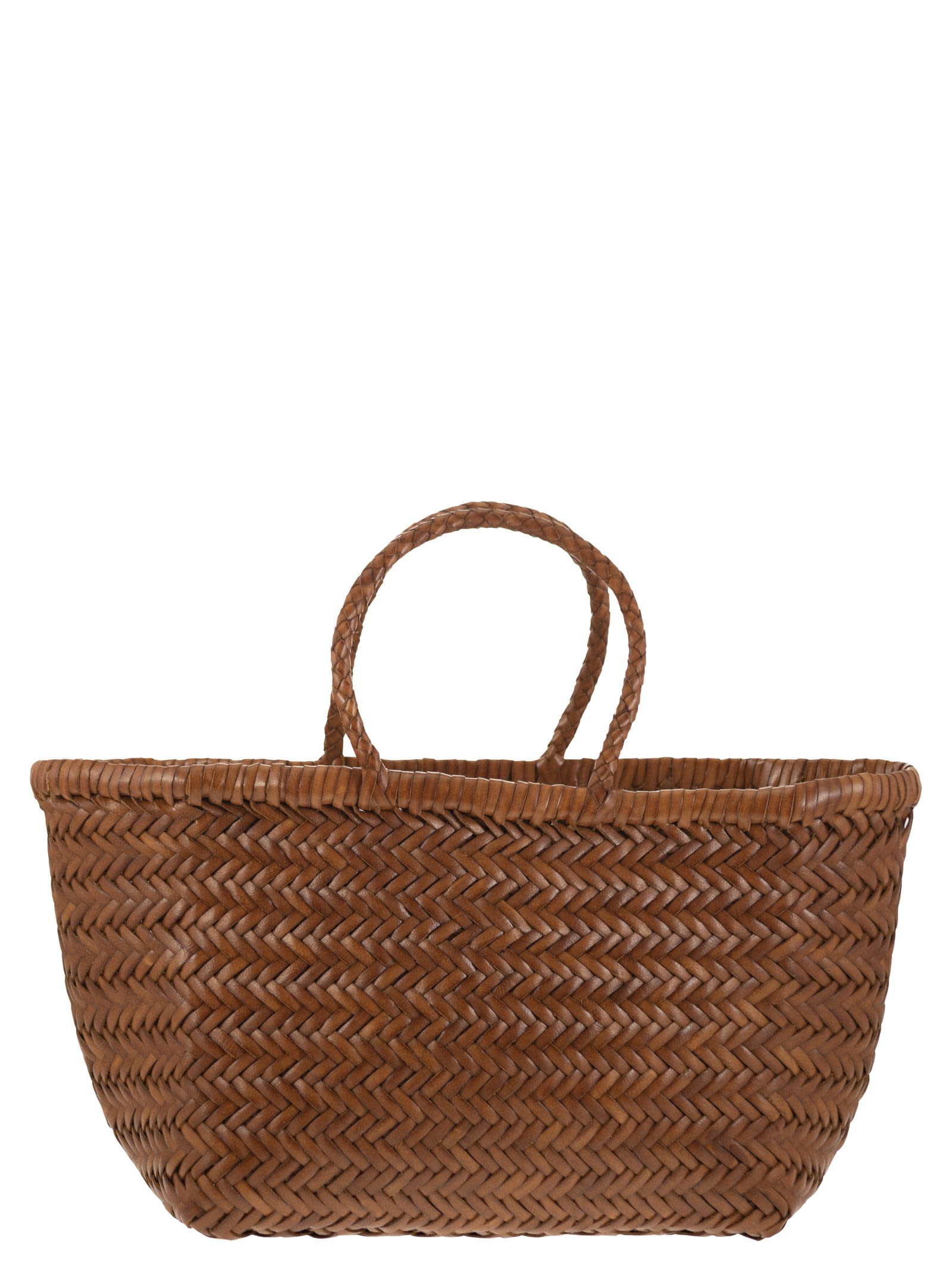 Triple Jump Small - Woven Leather Bag