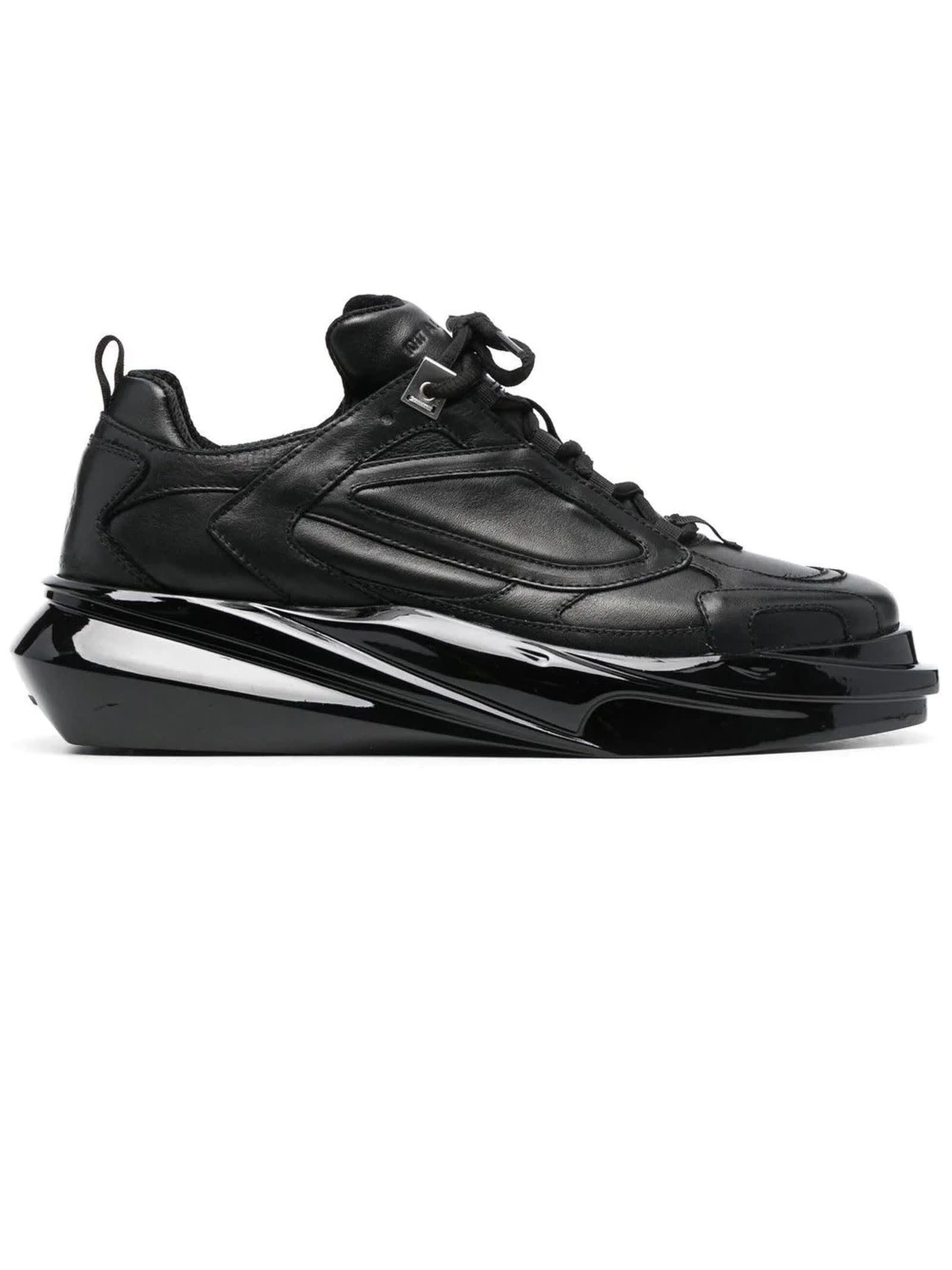 1017 ALYX 9SM Black Calf Leather Sneakers