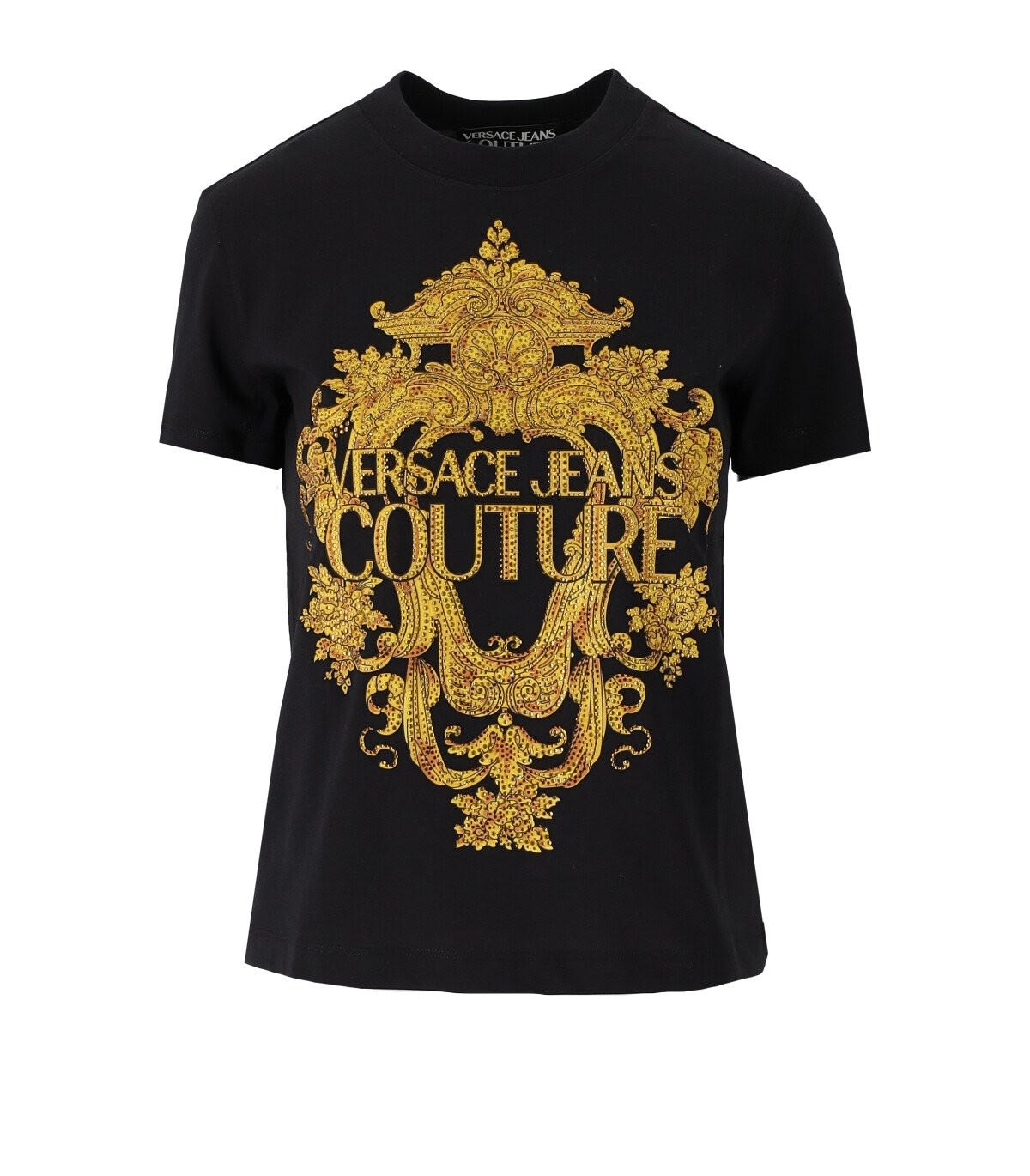 Versace Jeans Couture Baroque Black Gold T-shirt