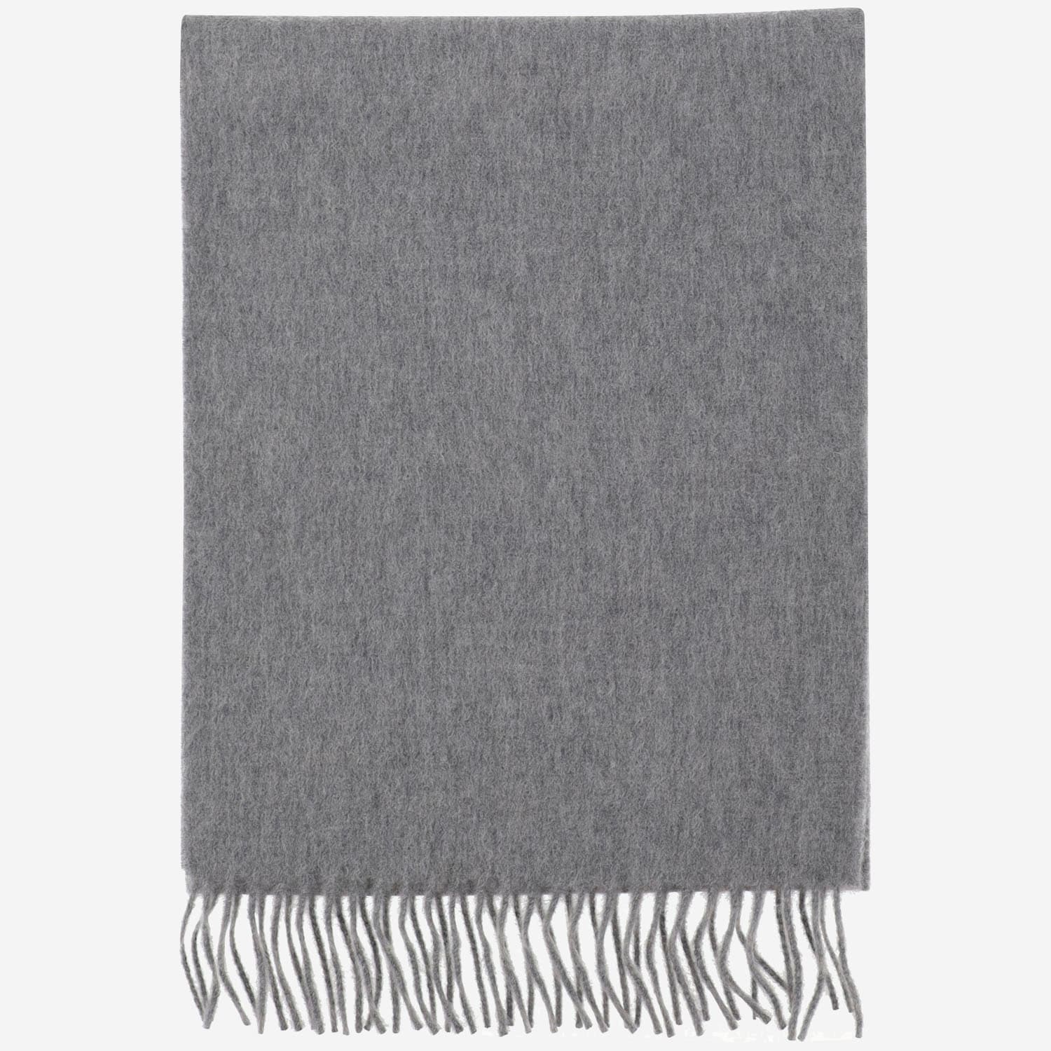 Shop Alex Begg Cashmere Scarf In Grey