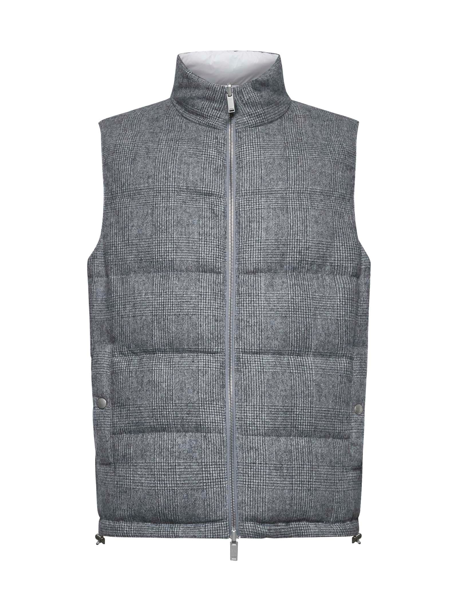 Lardini Down Jacket In Grigio Antracite