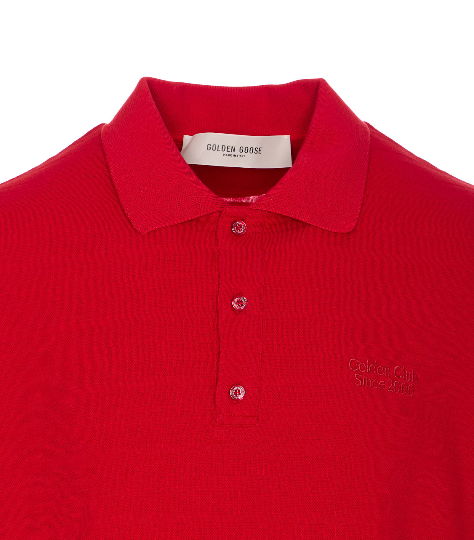 Golden Goose Polo Shirt With Regular Collar And Short Sleeves