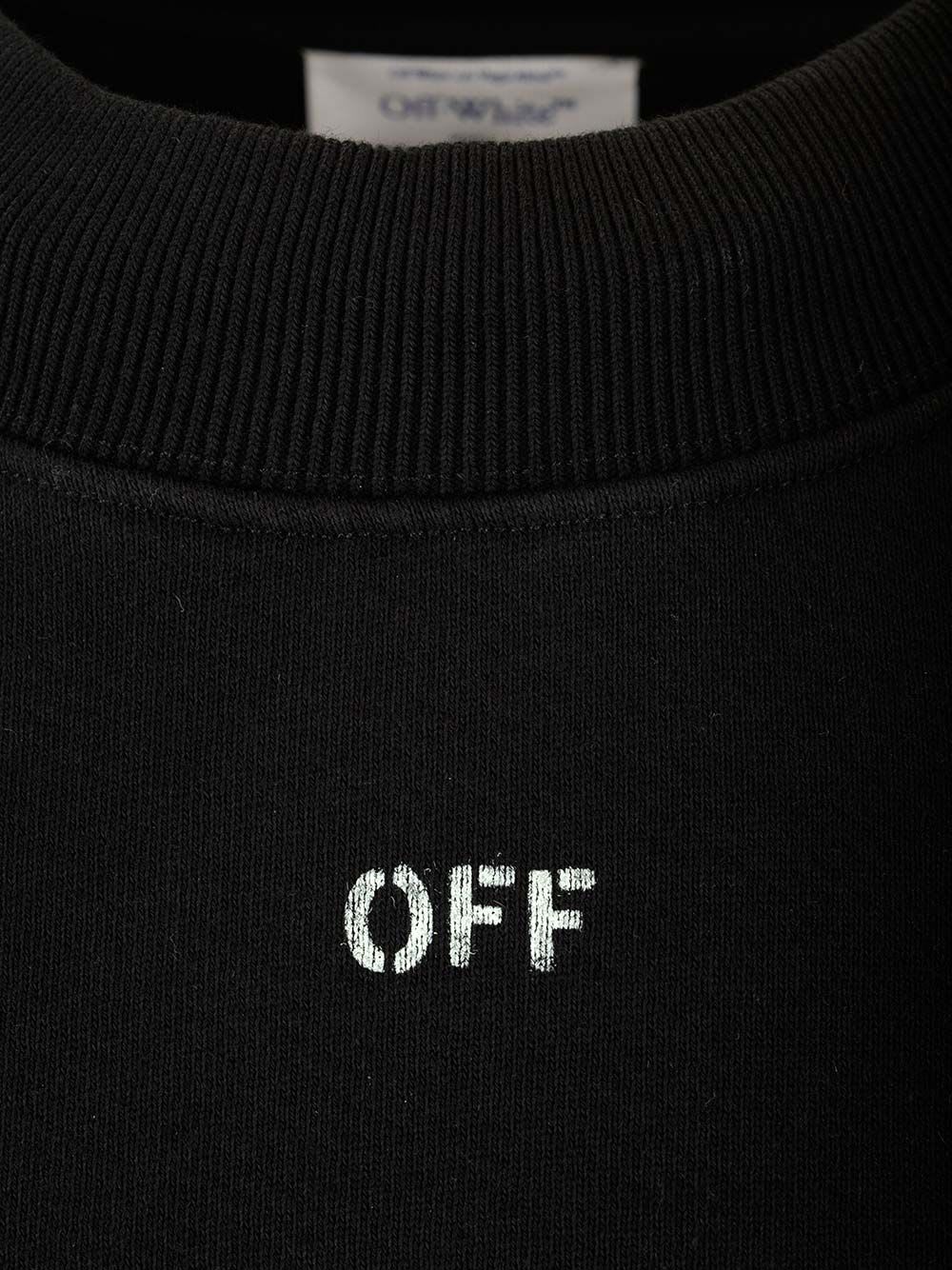 Off-white Dotted Arrow Diagonal Skate Sweatshirt In Multi