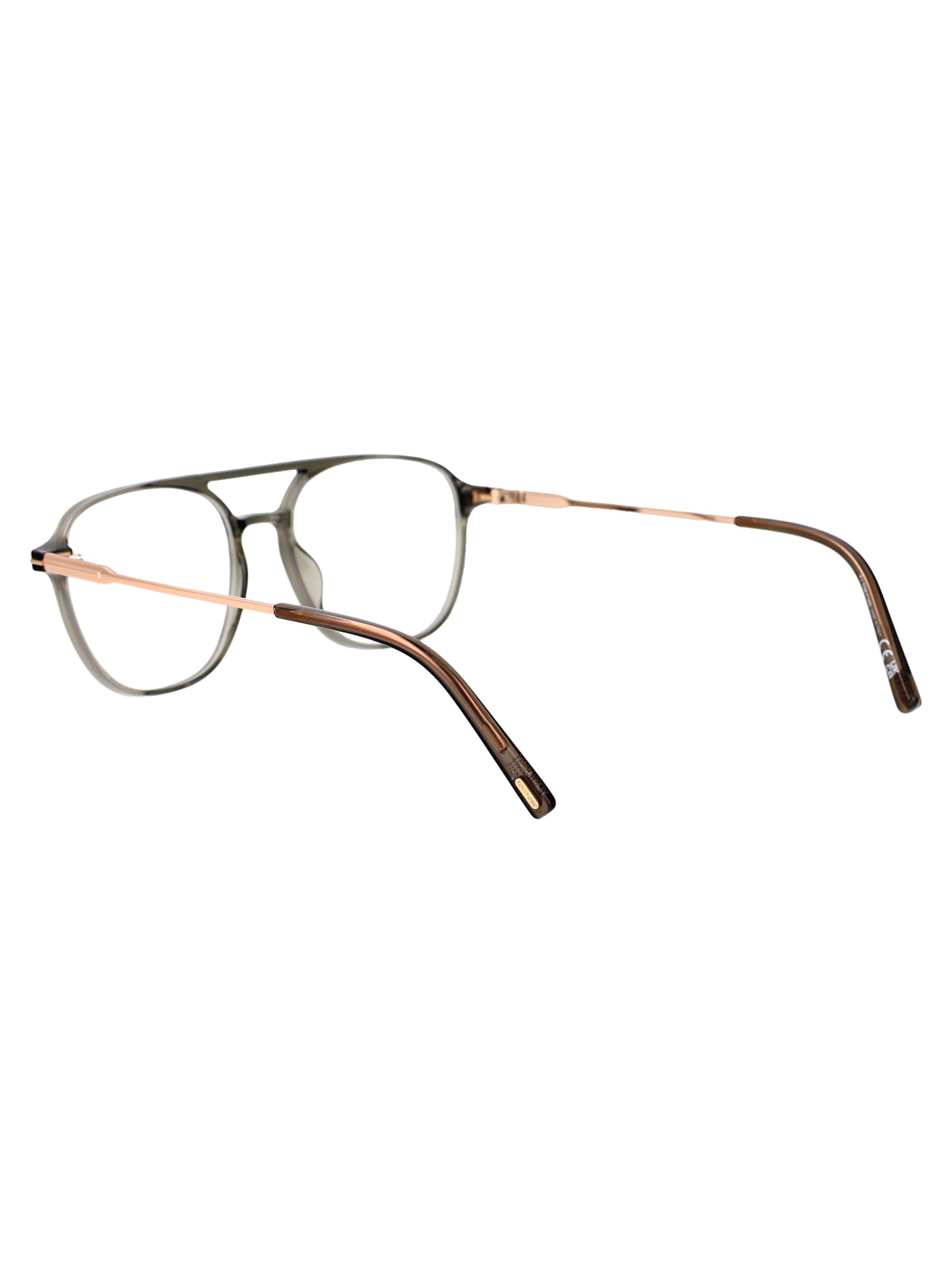 Tom Ford Ft5874-b Glasses In 093 Verde Chiaro Luc