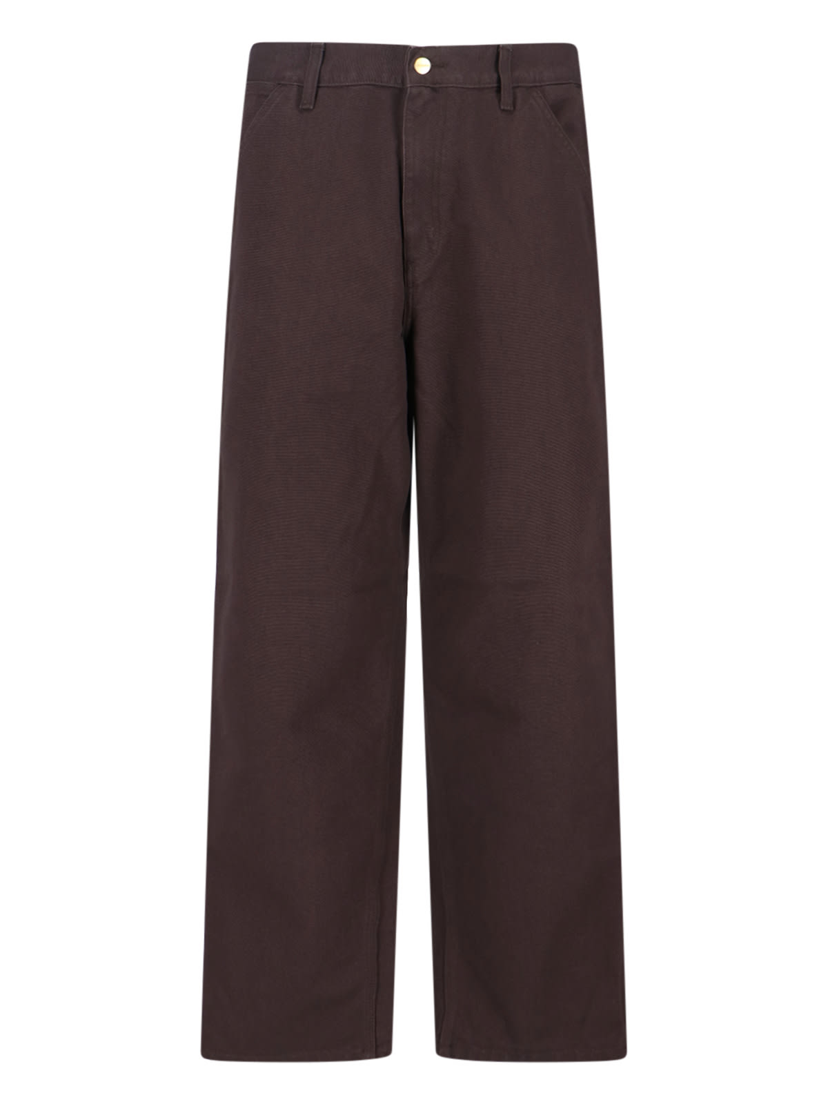 Carhartt Straight-leg Trousers In Brown