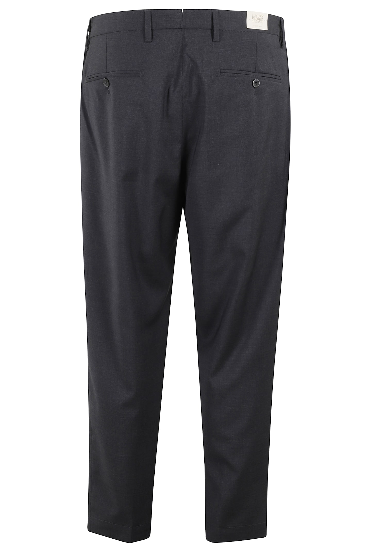 Briglia 1949 Double-pleated Wool Trousers In Black