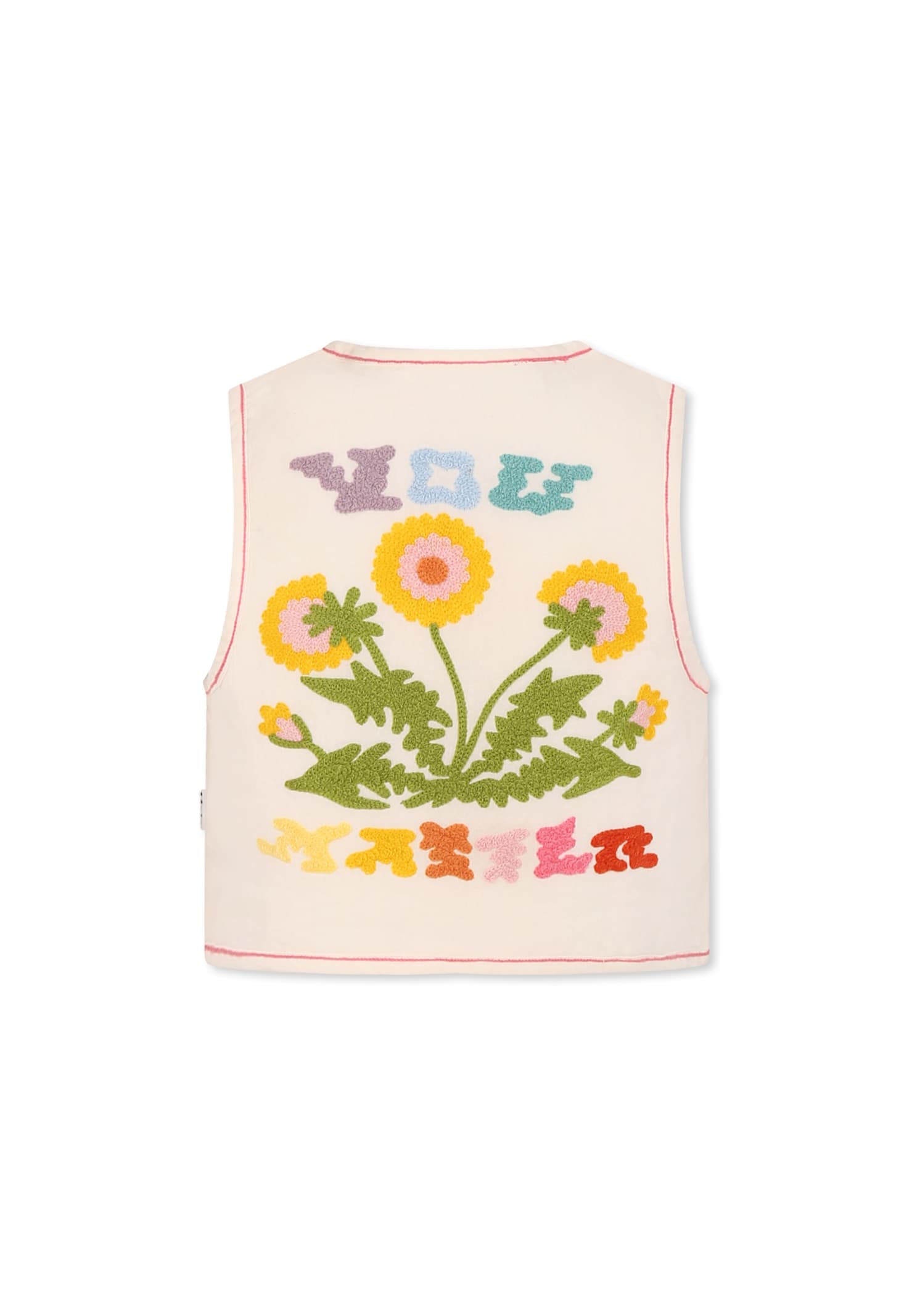 Molo Heather Gilet In Ivory