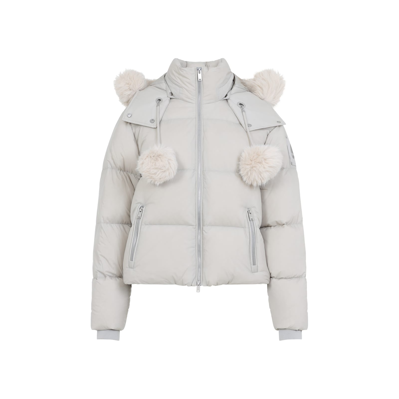 Moose Knuckles Misti Peak Puffer Jacket In White