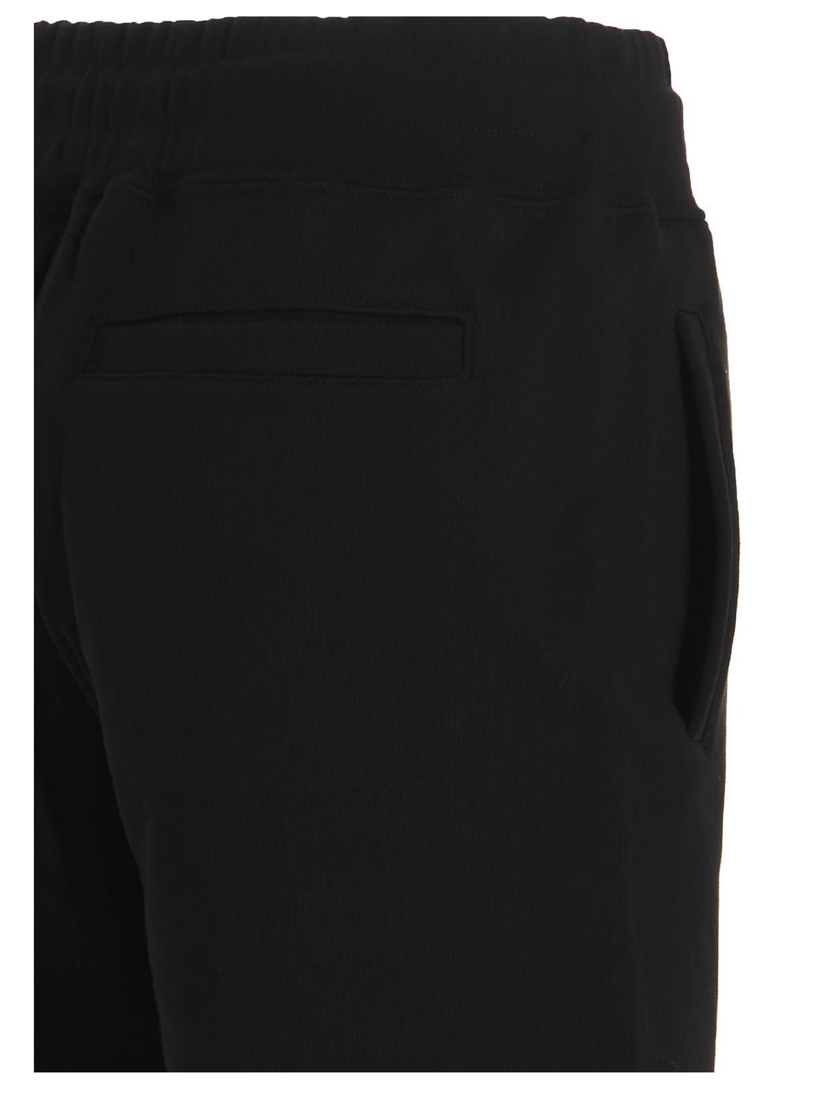 Shop Gcds Low Logo Band Bermuda Shorts In Black