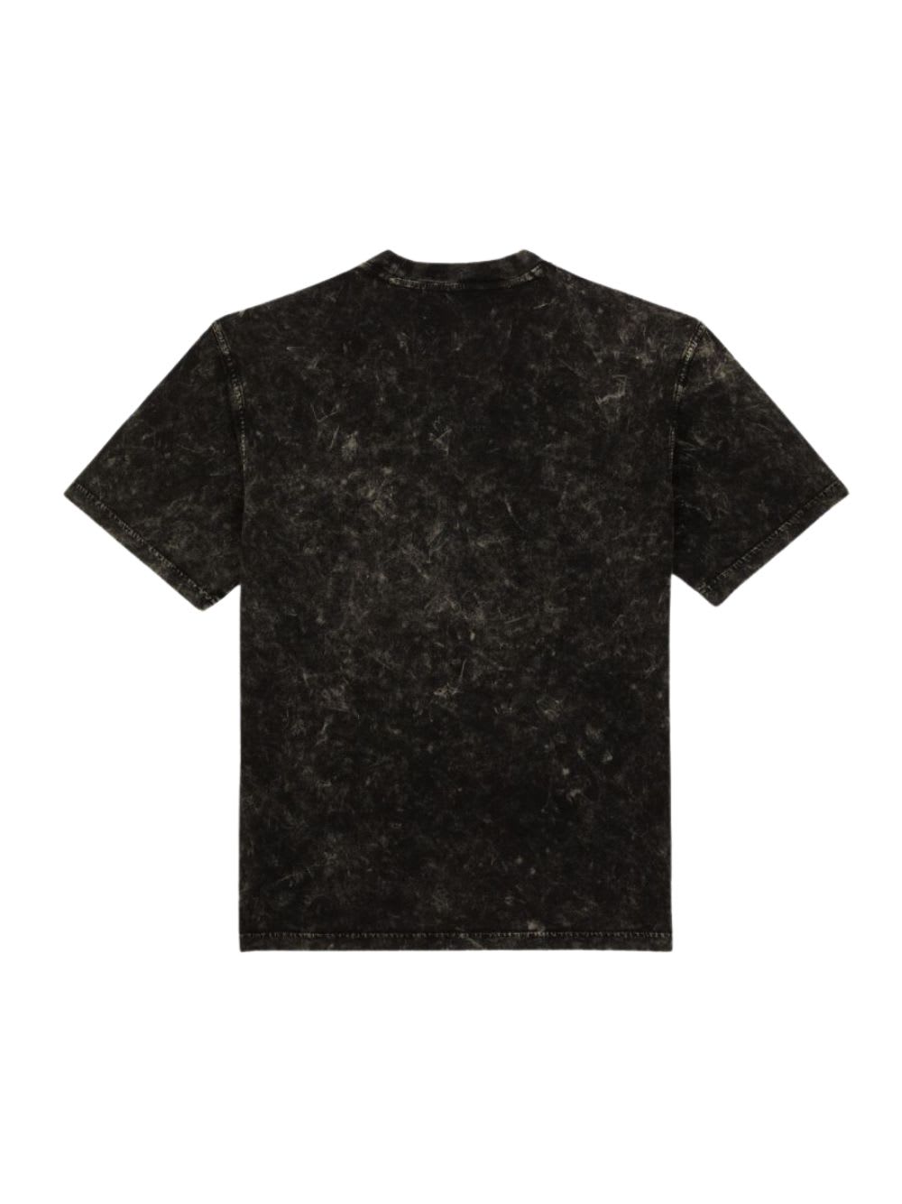 Shop Dickies Newington Short Sleeves T-shirt In Dble Dye Acid Wash Black