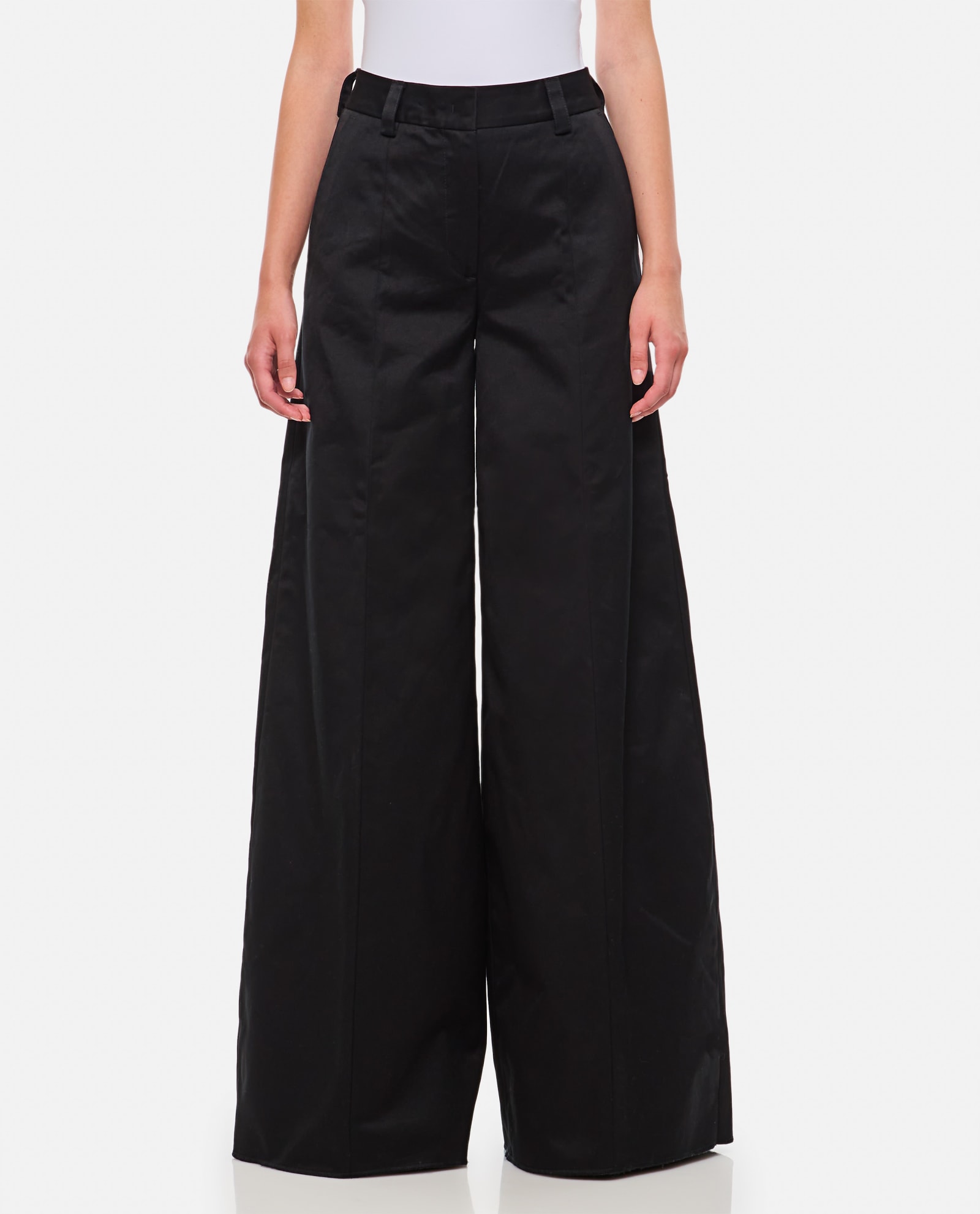 Alma Wide Leg Cotton Pants