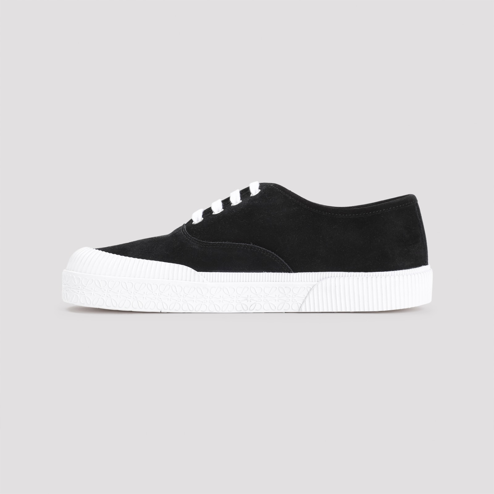 Shop Loewe Terra Vulca Sneakers In Black