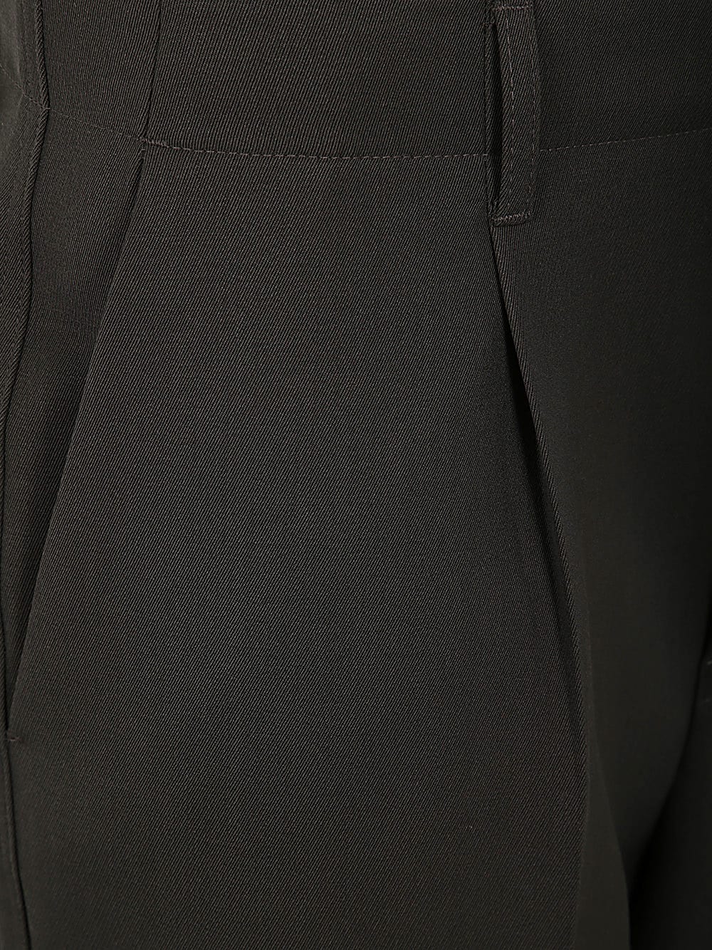 Shop Zegna Pure Wool Pants In Dark Brown Solid