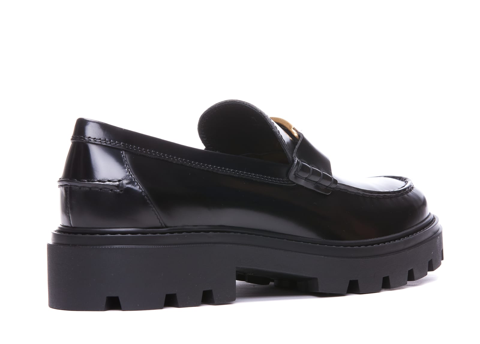 Shop Tod's Loafers In Black