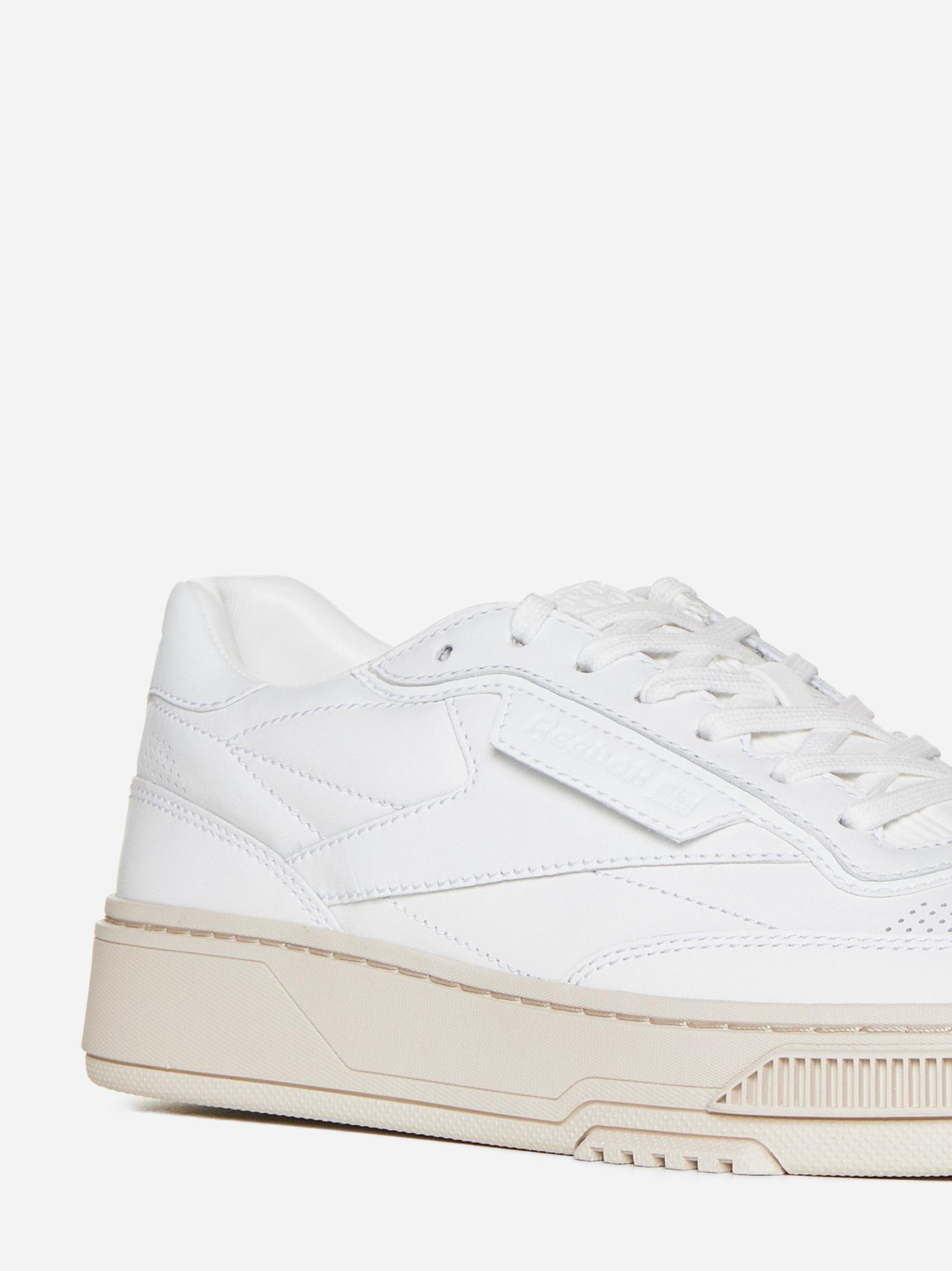 Shop Reebok Club C Ltd Leather Sneakers In White Lthe