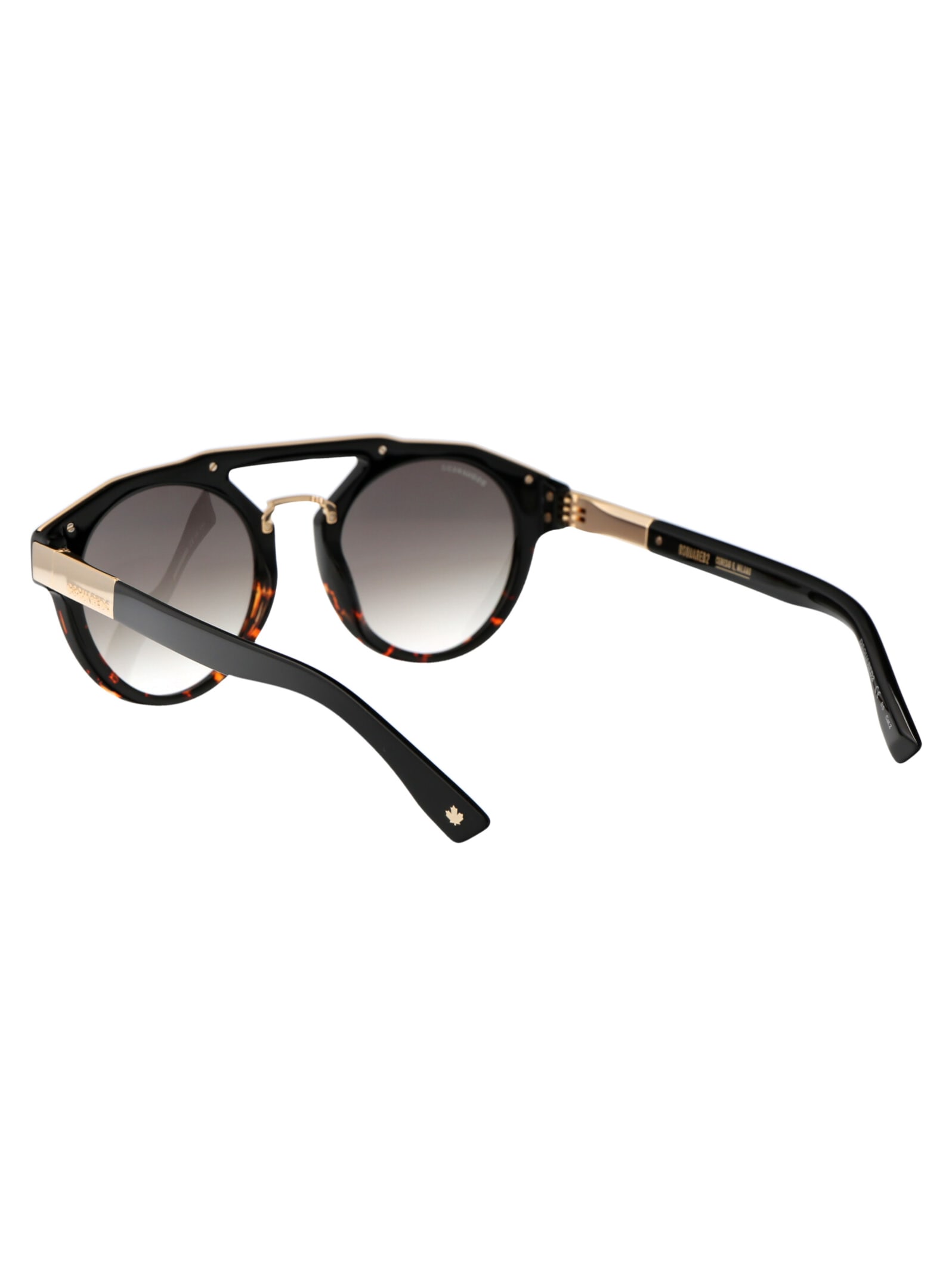 Shop Dsquared2 D2 0085/s Sunglasses In Wr79k Black Havana