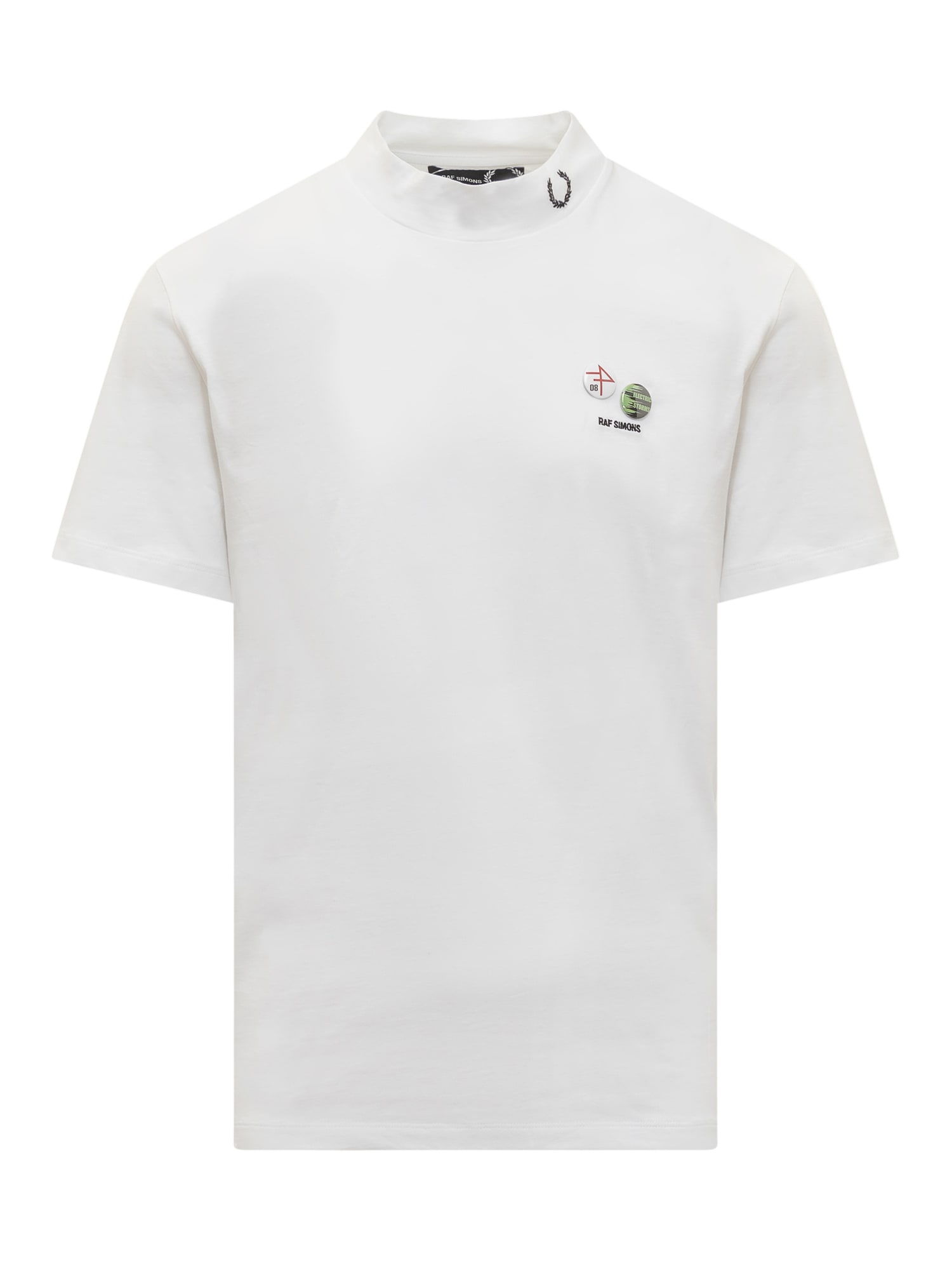 Fred Perry X Raf Simons T-shirt With Pins In White