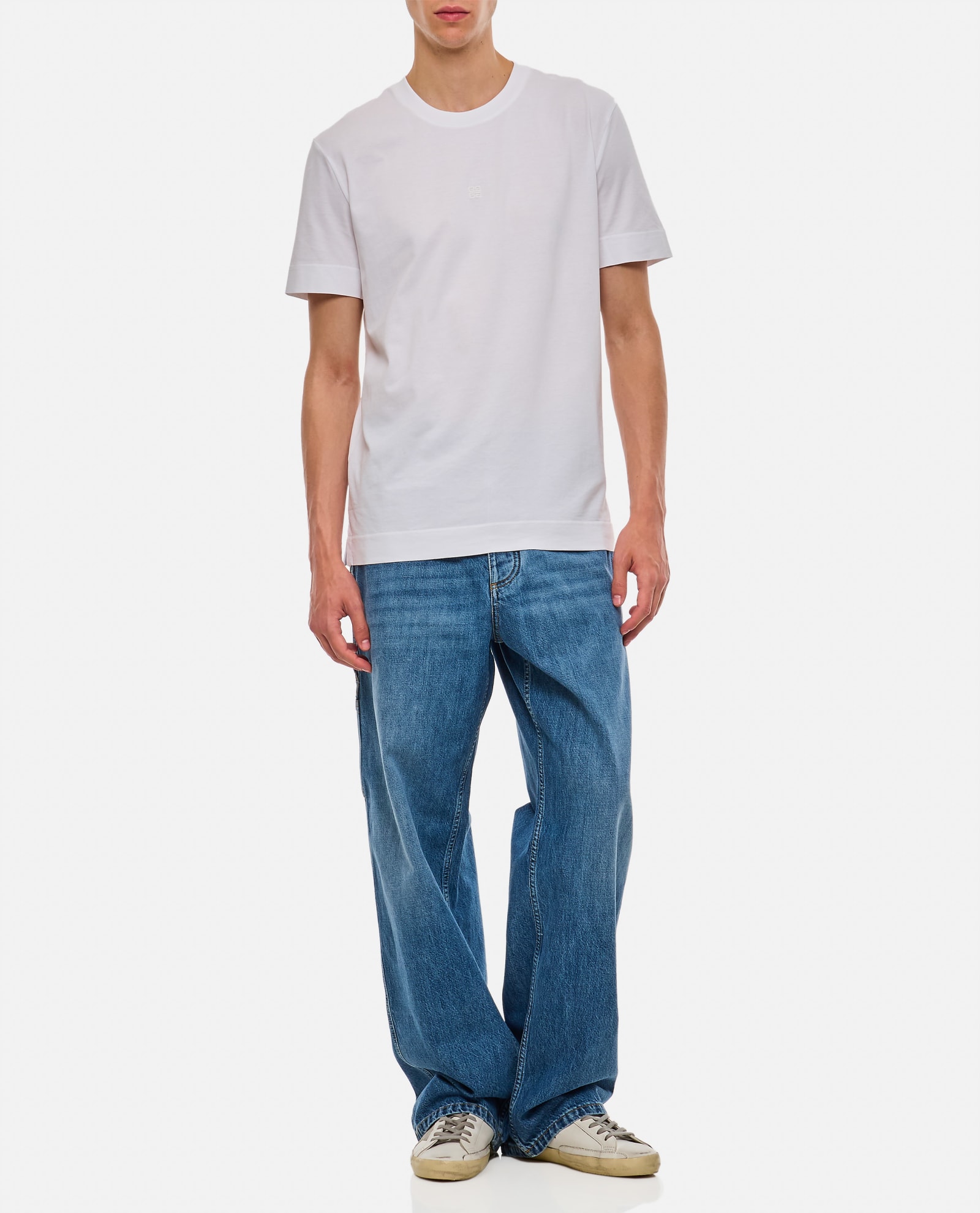 Shop Givenchy Cotton T-shirt In White