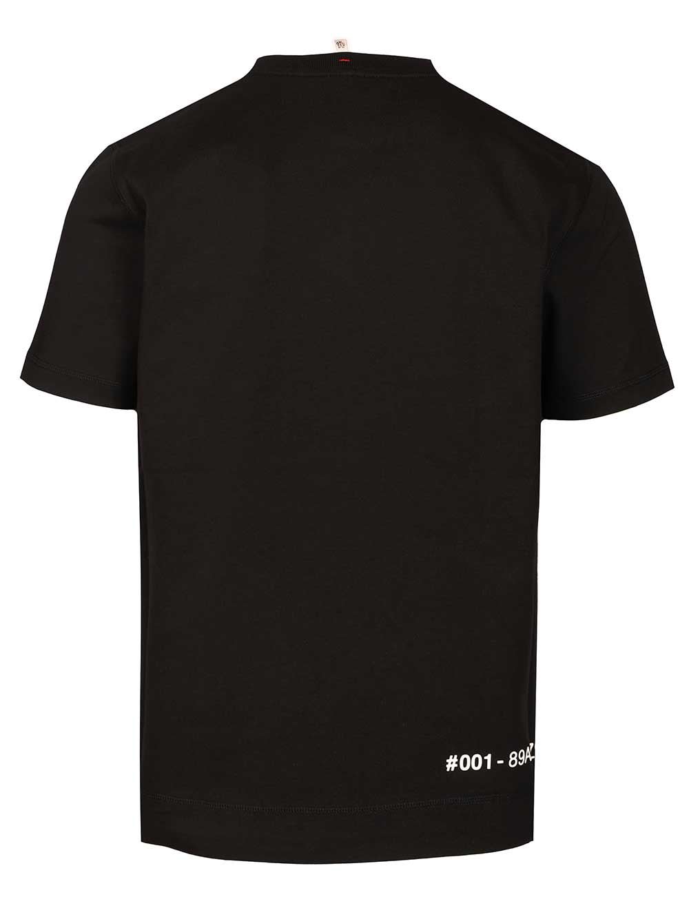 Moncler T-shirt Con Logo In Black