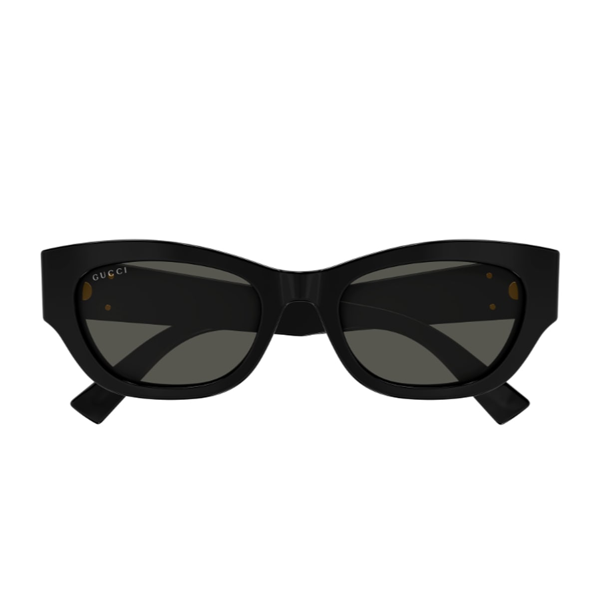 Gucci Gg Extruded 53mm Acetate Cat-eye Sunglasses In Black