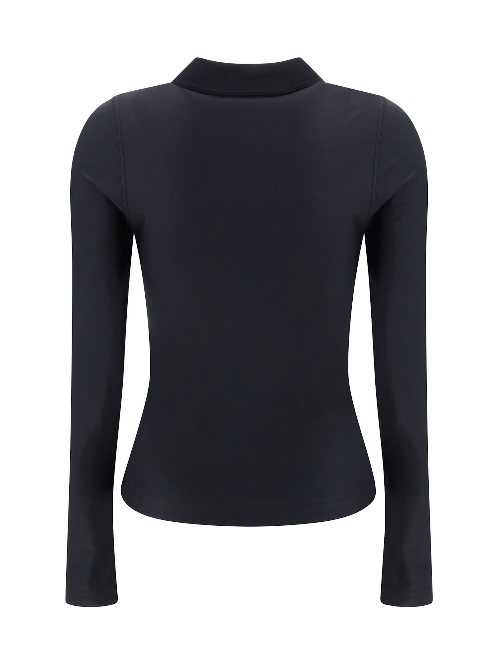 Shop Balenciaga Stretch Shirt In Black