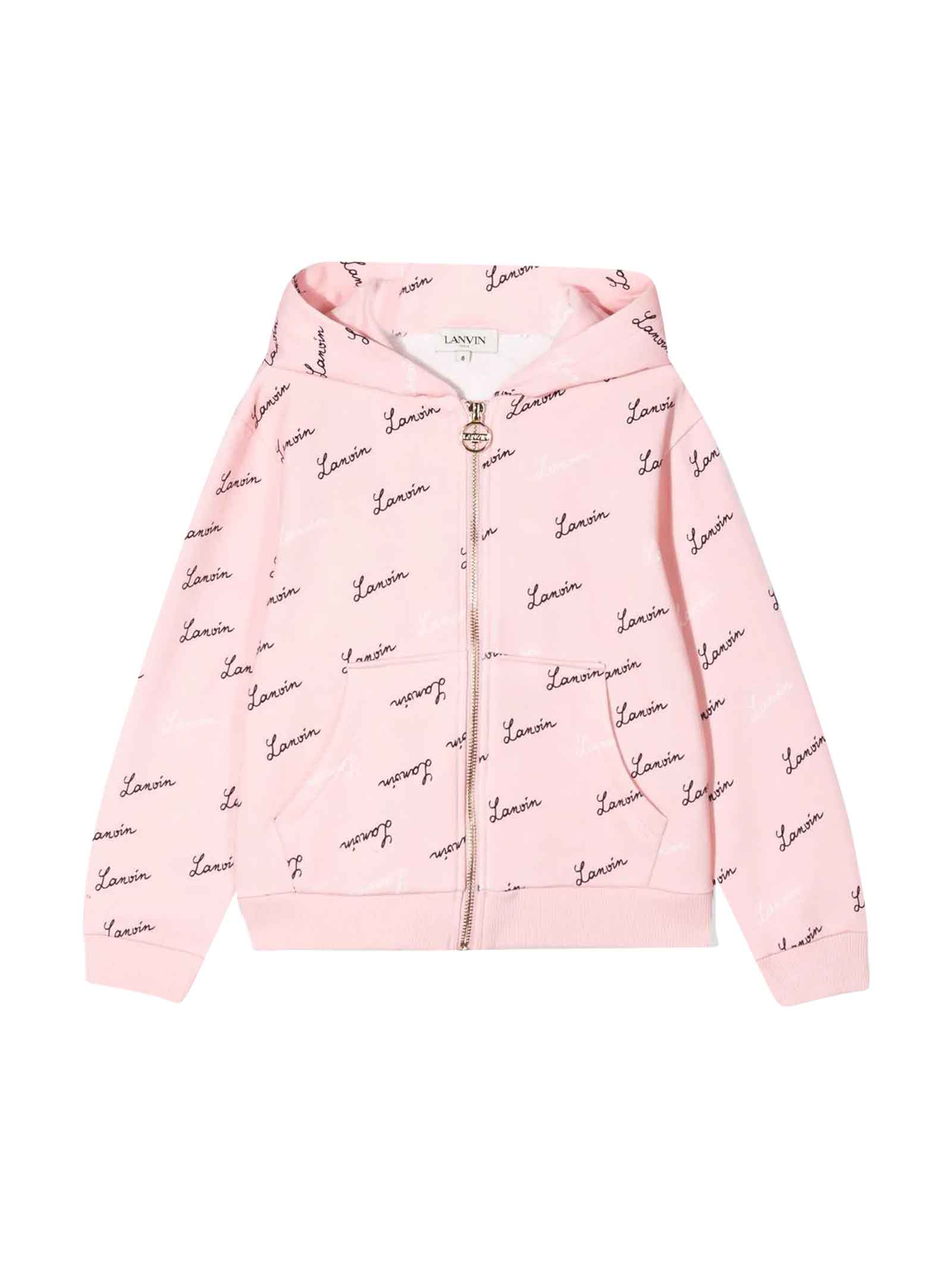 Lanvin Pink Girl Sweatshirt