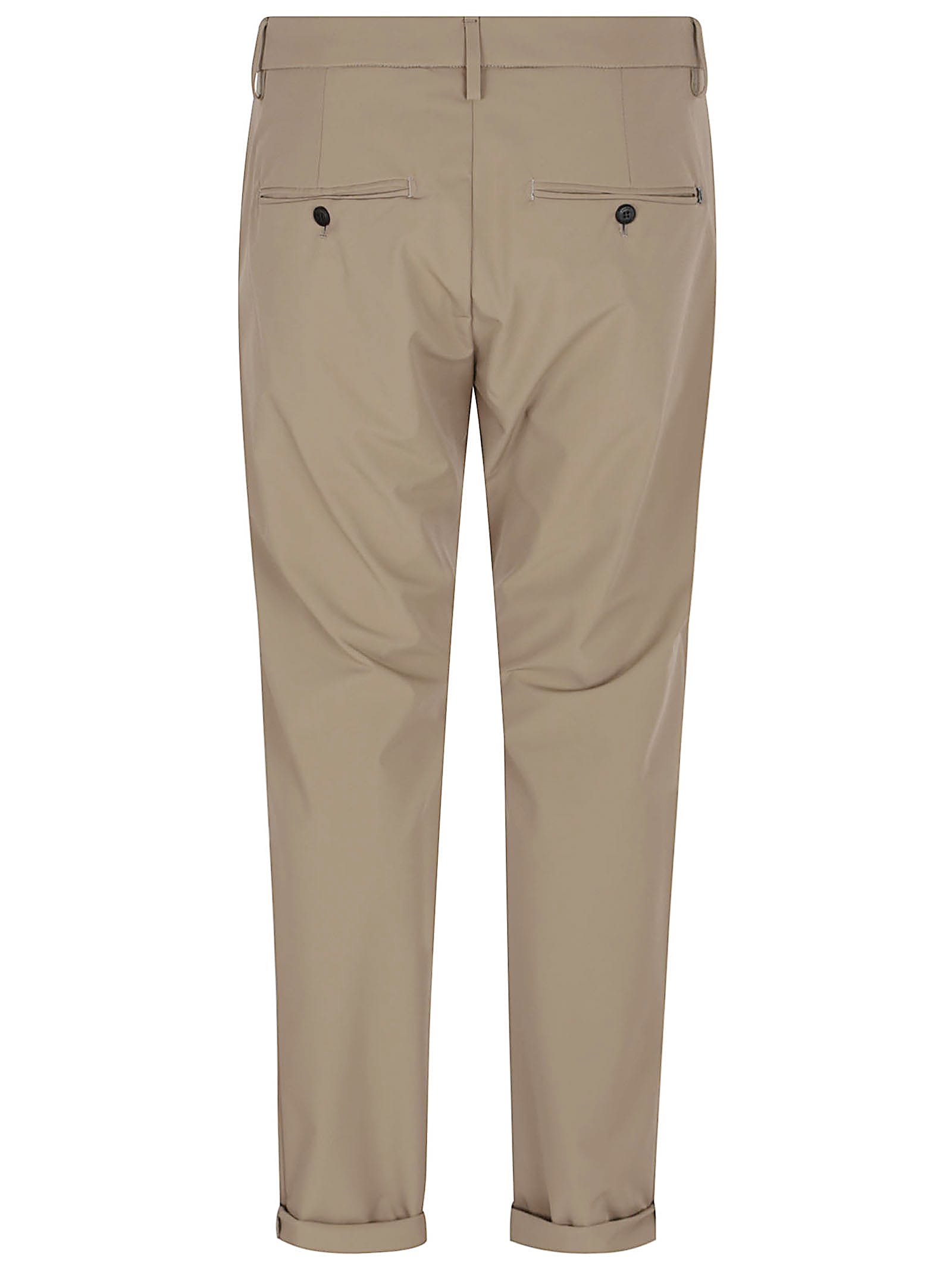 Dondup Cotton Trousers In Noce