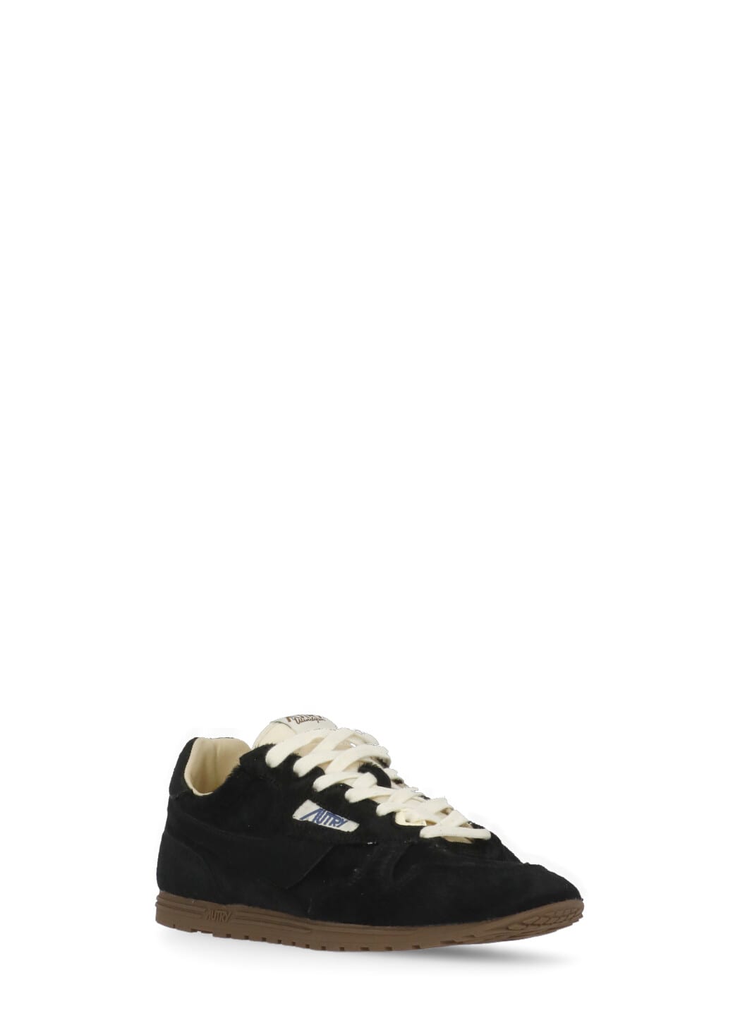 Autry Black Lace Up Sneakers In Black