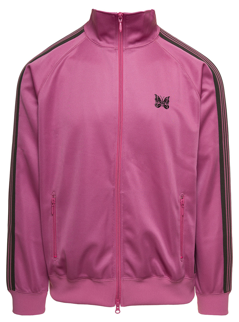 Needles Poly Smooth Track Jacket In Pink | ModeSens