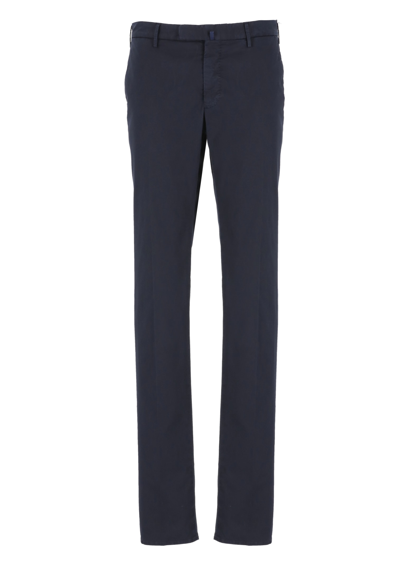 Shop Incotex High Comfort Trousers In Blue