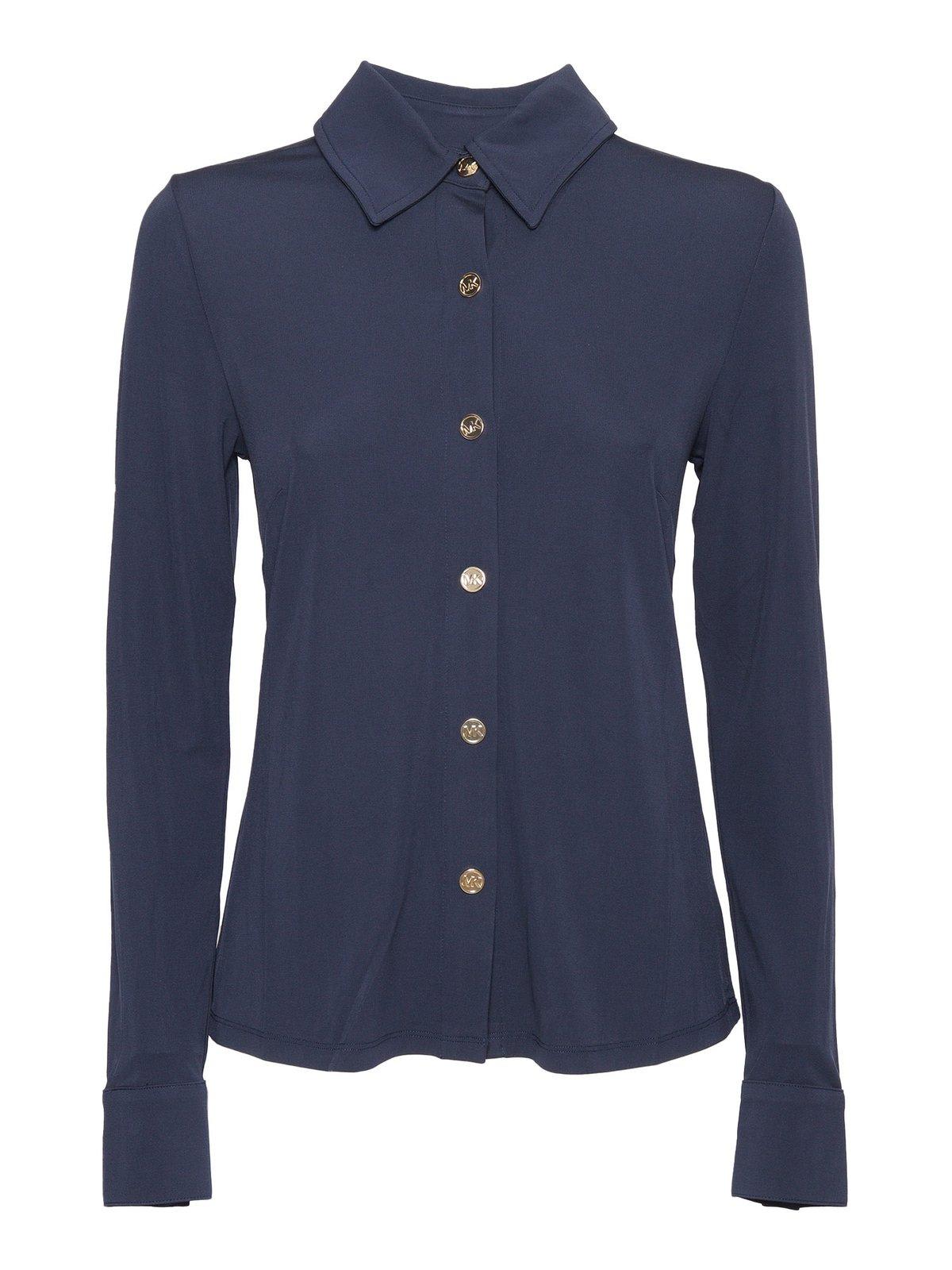 MICHAEL KORS BUTTONED LONG-SLEEVED SHIRT