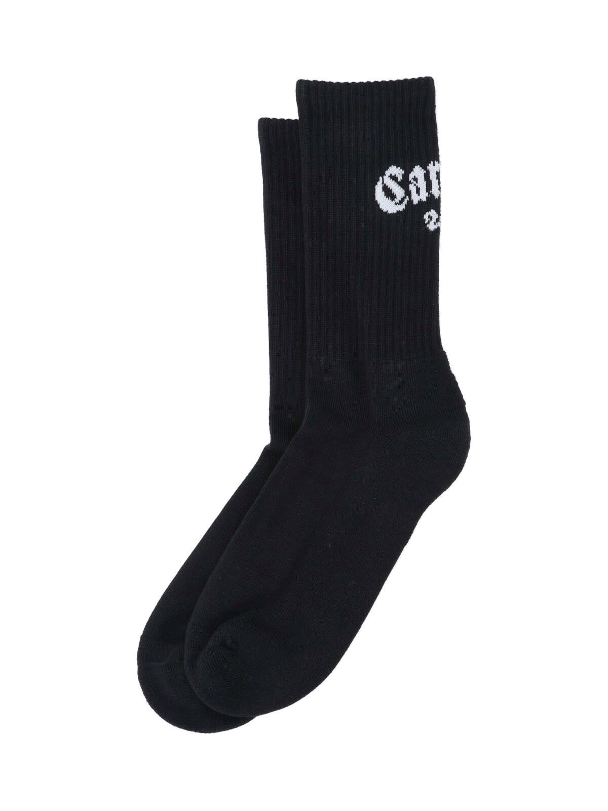 Shop Carhartt Onyx Socks In Nero/bianco