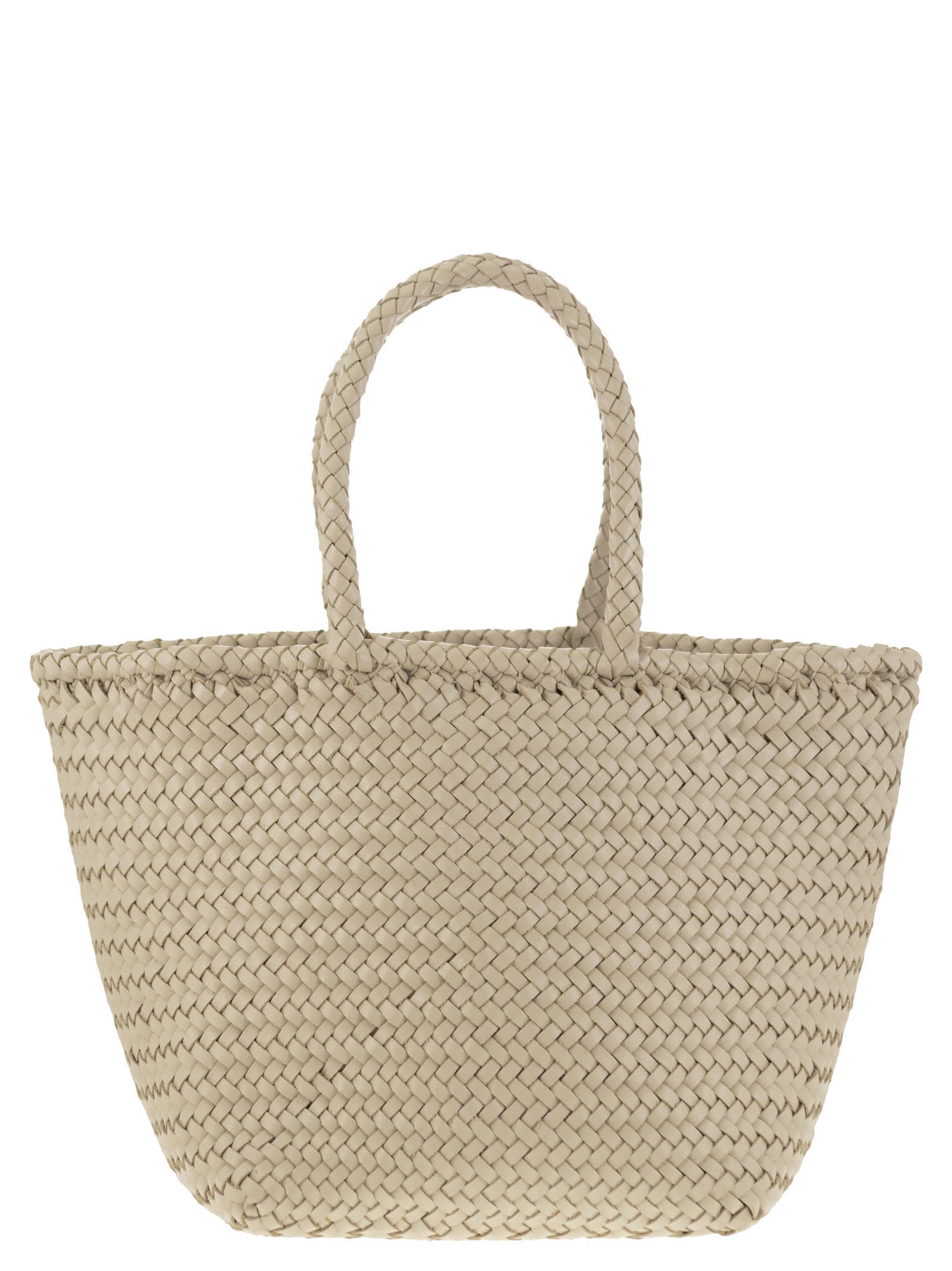 Grace Basket Small - Woven Leather Bag