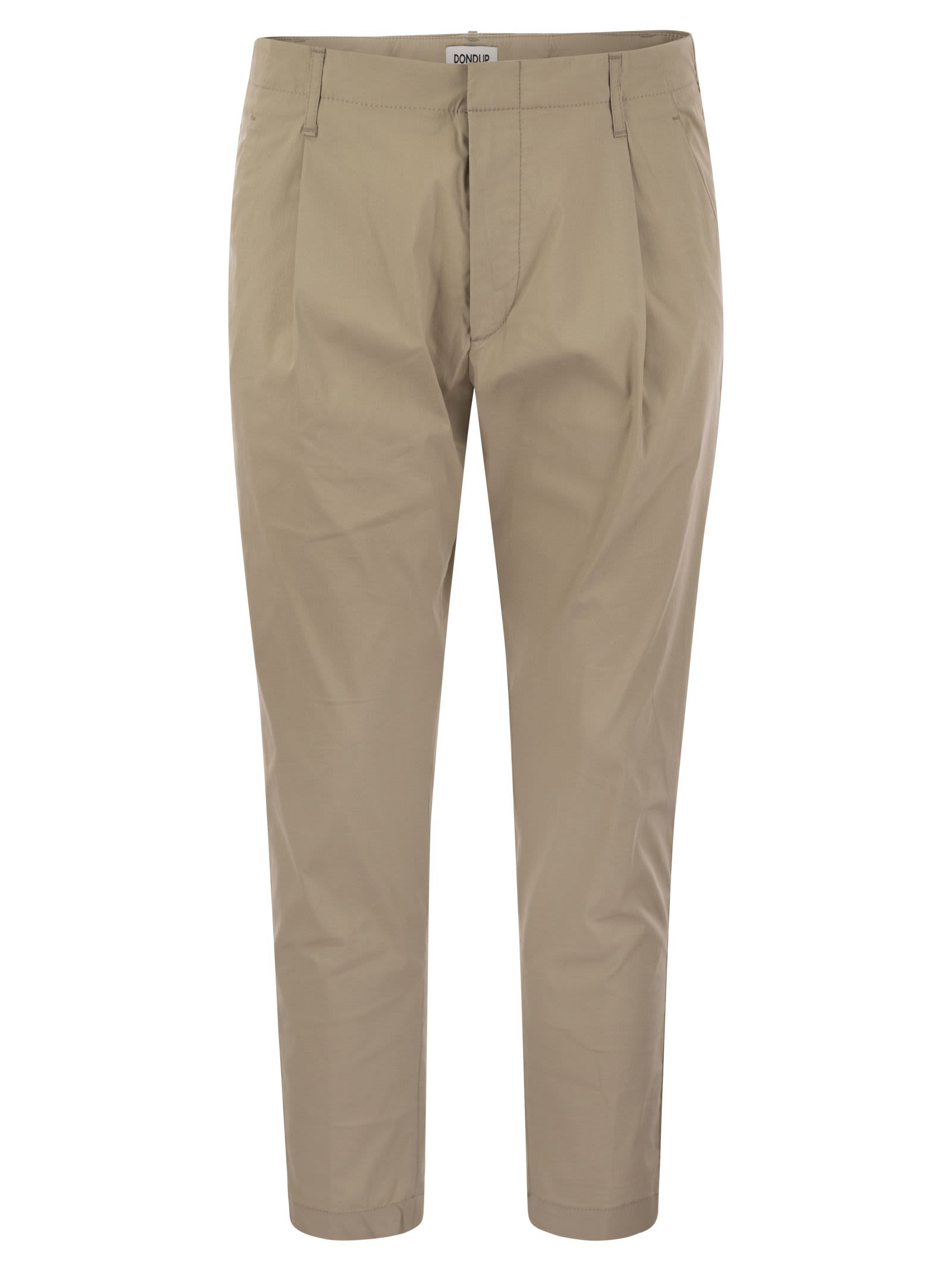 Ben - Carrot Poplin Trousers