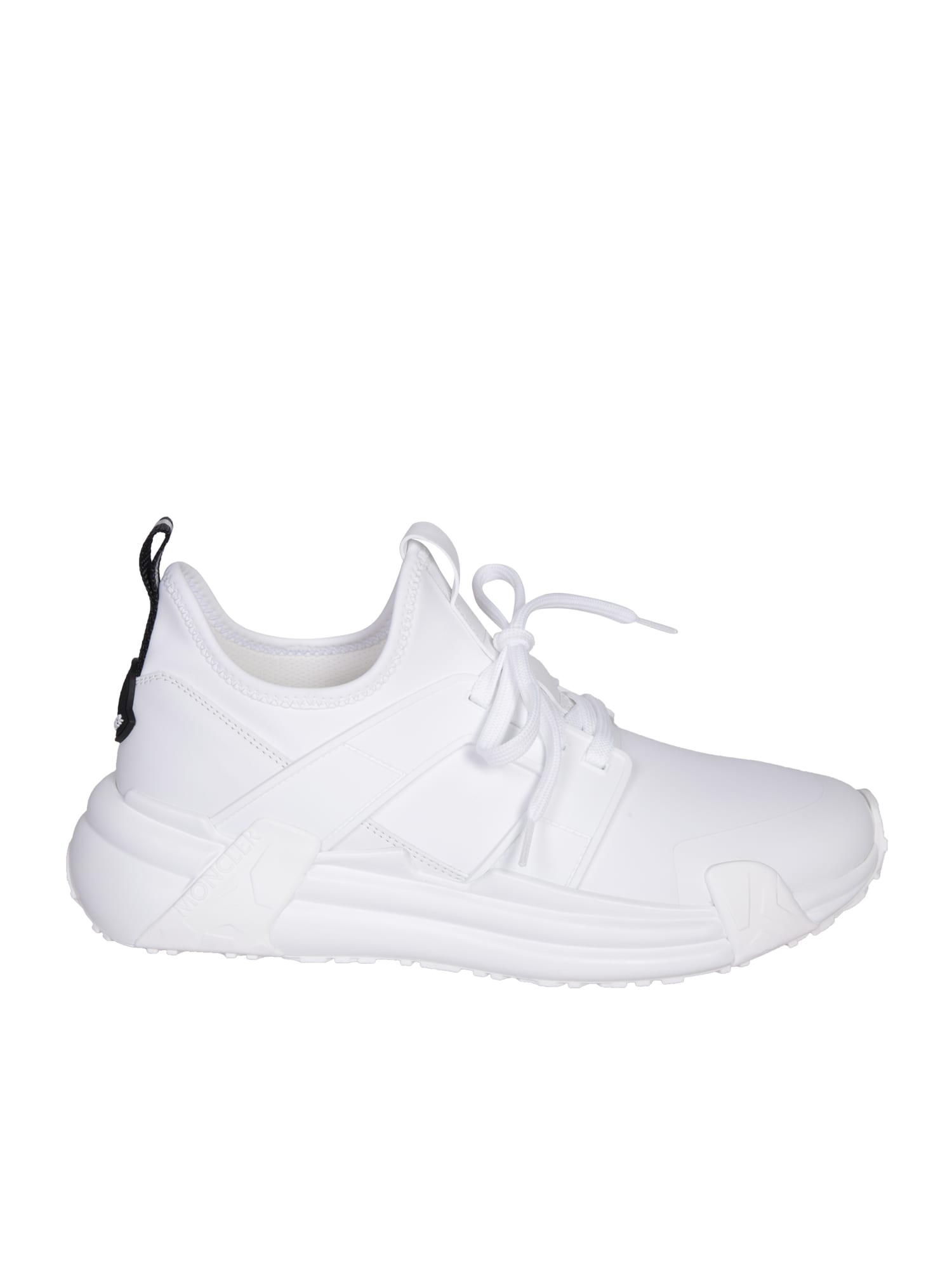 Shop Moncler Lunarove White Sneakers