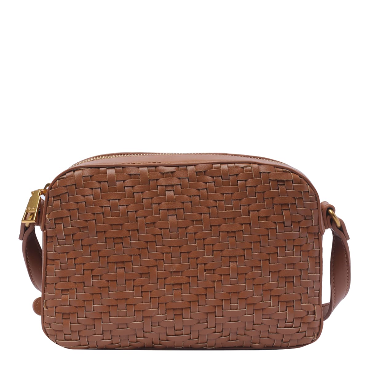 Shop Liu •jo Camera Bag In Brown