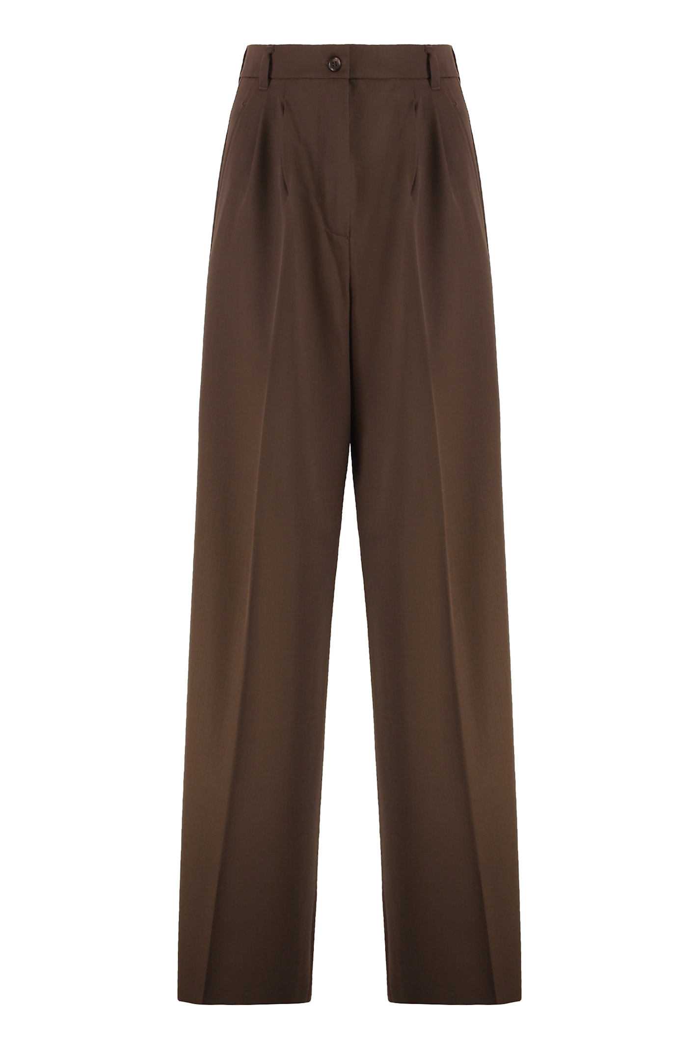 Weekend Max Mara Pantalone Garenna Marrone Scuro In Brown