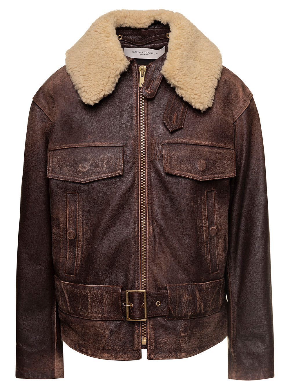 GOLDEN GOOSE JOURNEY AVIATORY JACKET